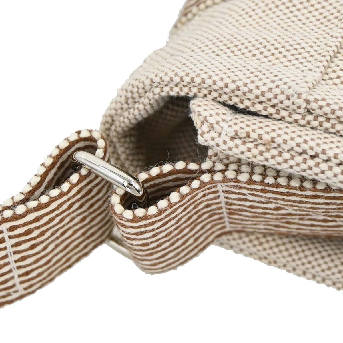Hermes Beige Toile H Fourre Tout Besace PM Shoulder Bag