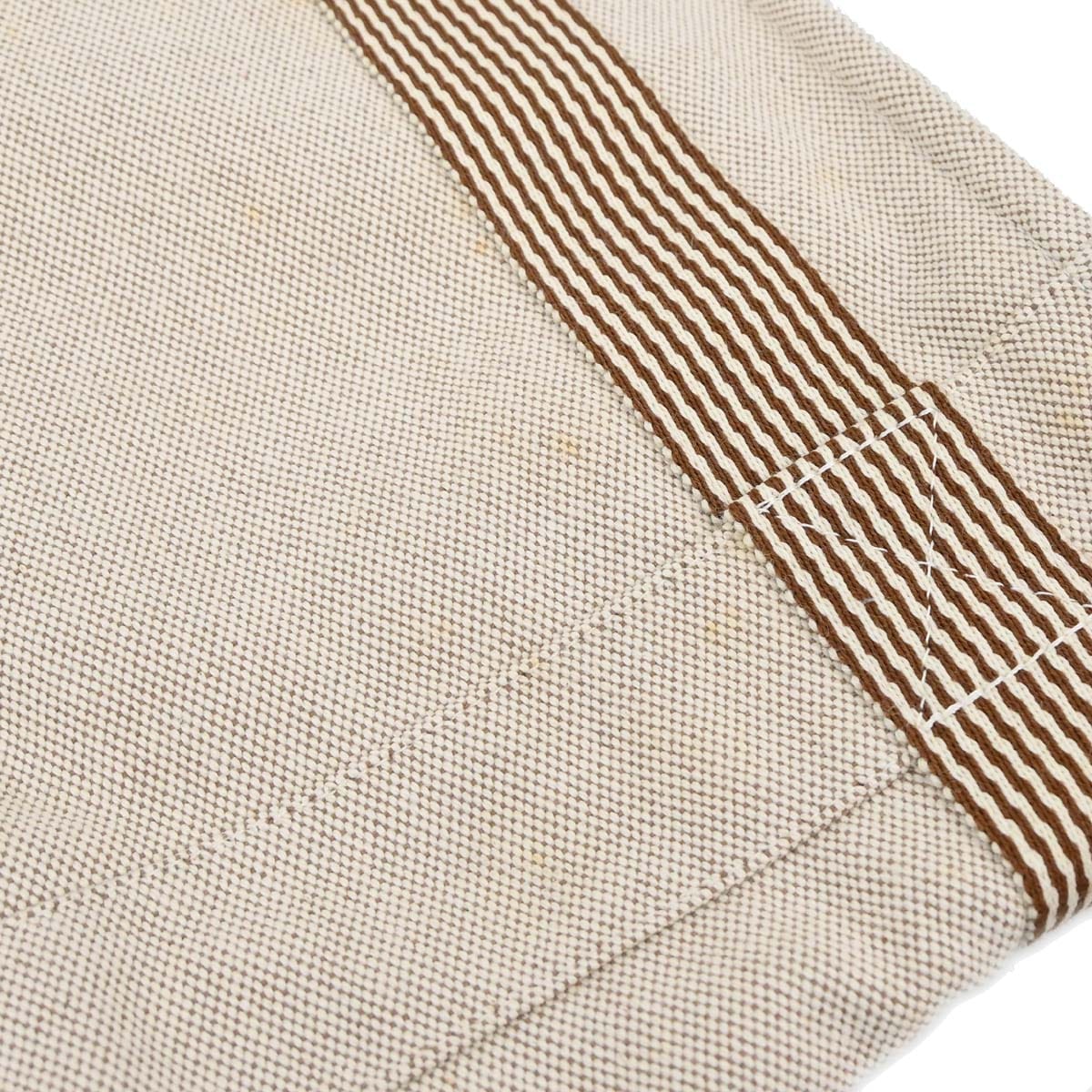 Hermes Beige Toile H Fourre Tout Besace PM Shoulder Bag