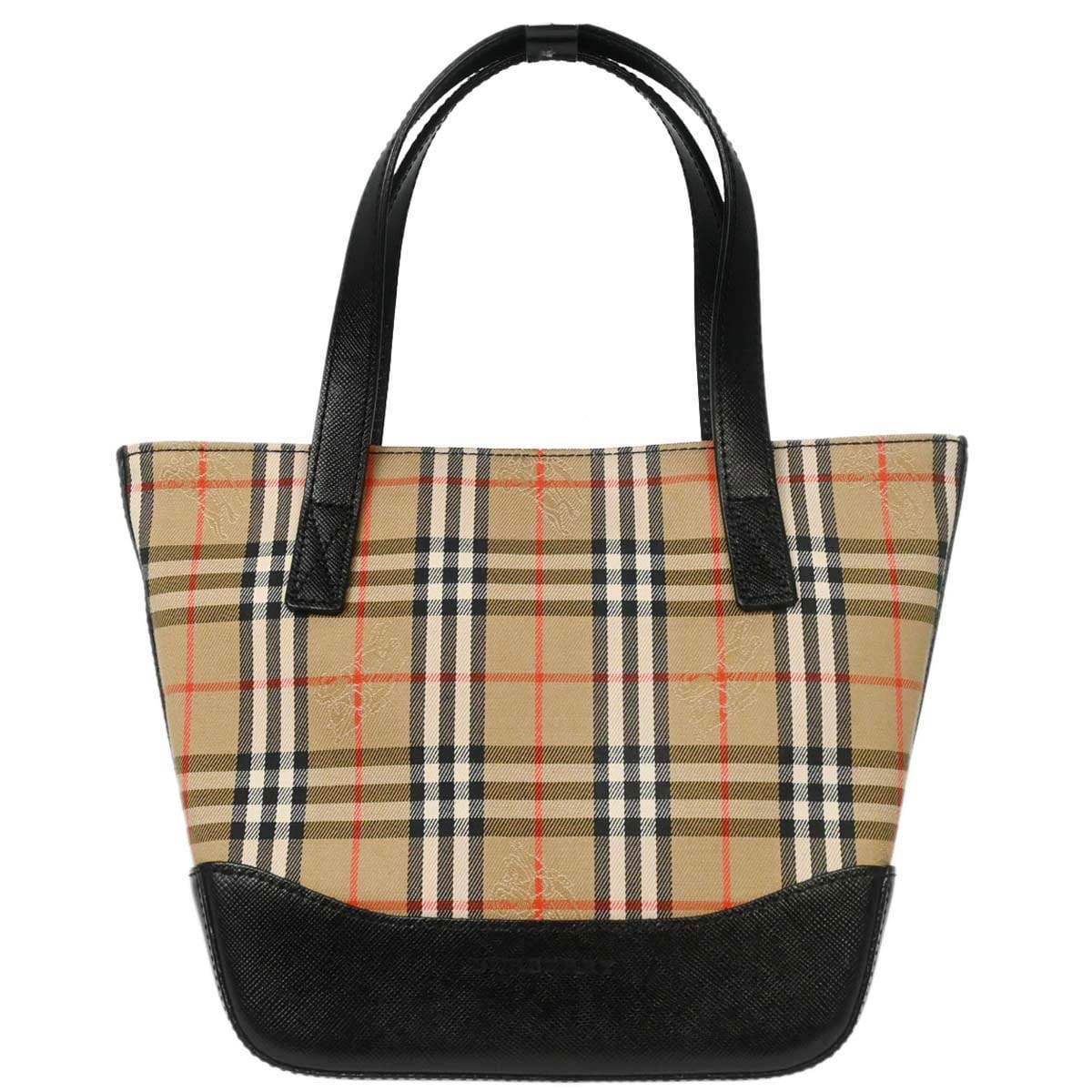 Burberry Beige Black House Check Handbag