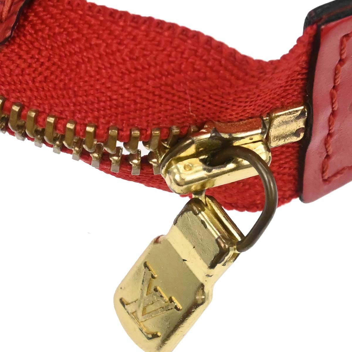 Louis Vuitton Red Epi Pochette Accessoires 24 Handbag M52957
