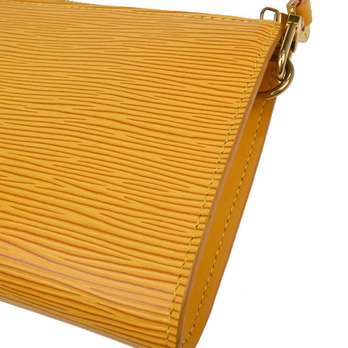 Louis Vuitton Yellow Epi Pochette Accessoires 21 Handbag M52959