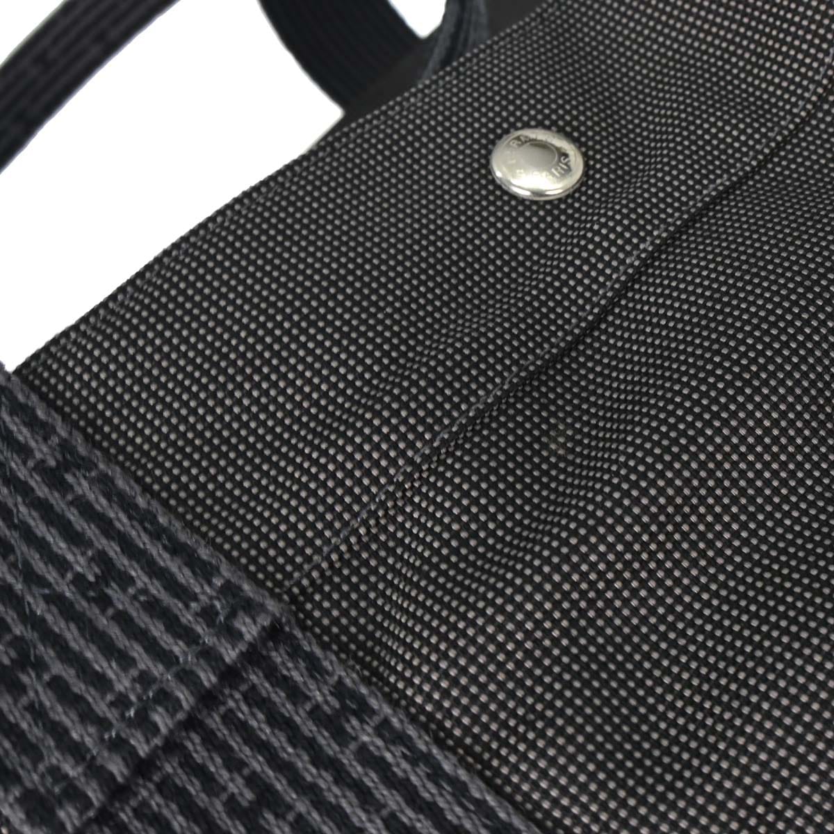 Hermes Gray Canvas Herline Tote TGM Handbag