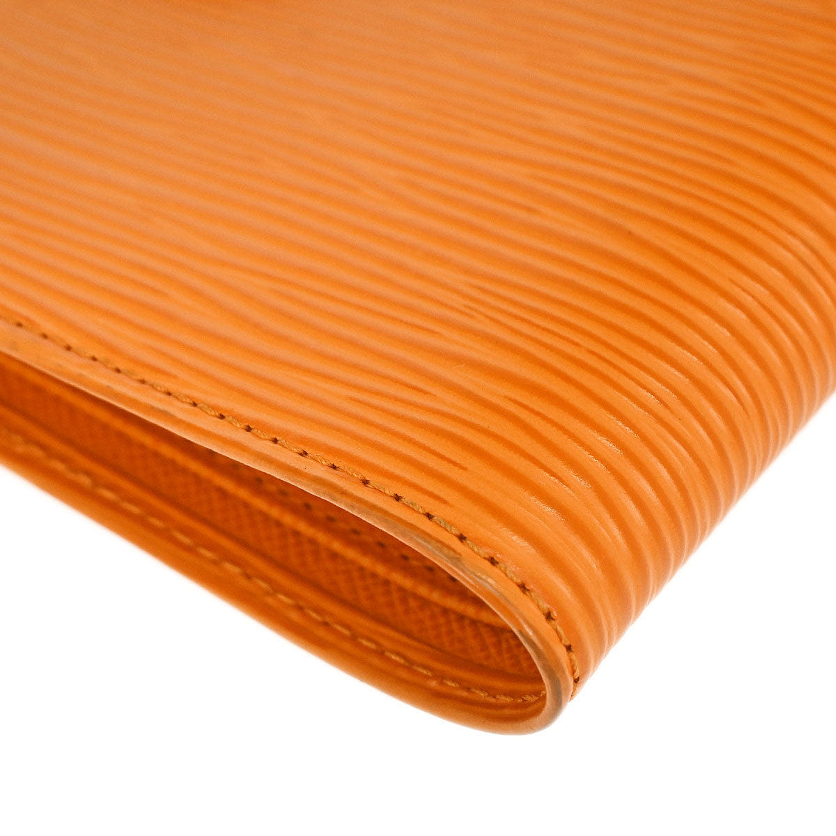 Louis Vuitton 2003 Orange Epi Porte Vie Compact Wallet M6355H