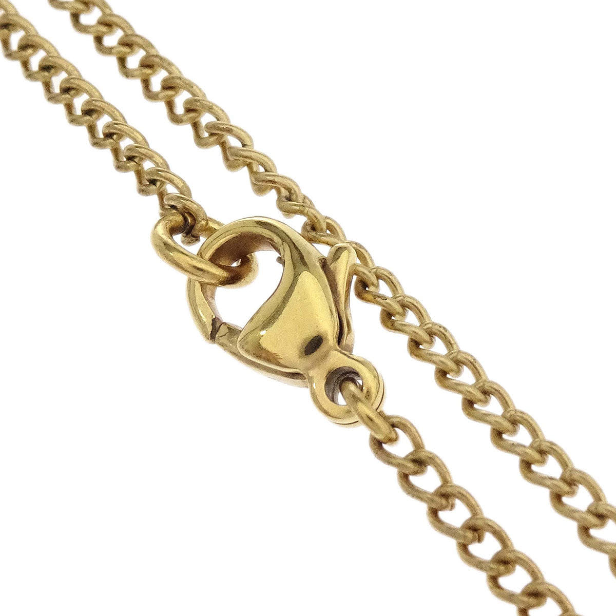 Chanel Medallion Gold Chain Pendant Necklace 03A