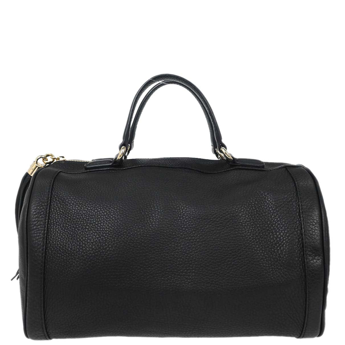Gucci Black Leather Soho Handbag
