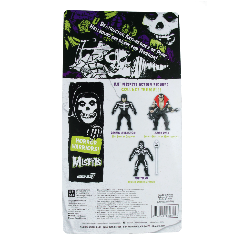 Super7 Misfits Vintage Figures - Danzig (Skeleton Shirt)