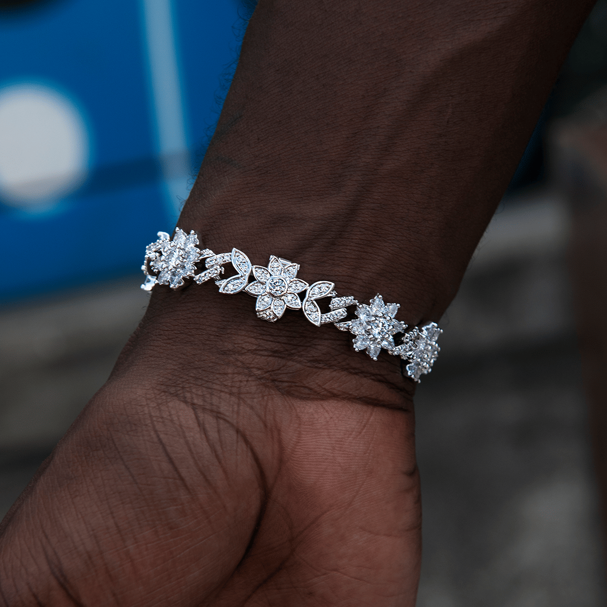 GLD Promo Diamond Infinity Flower Bracelet