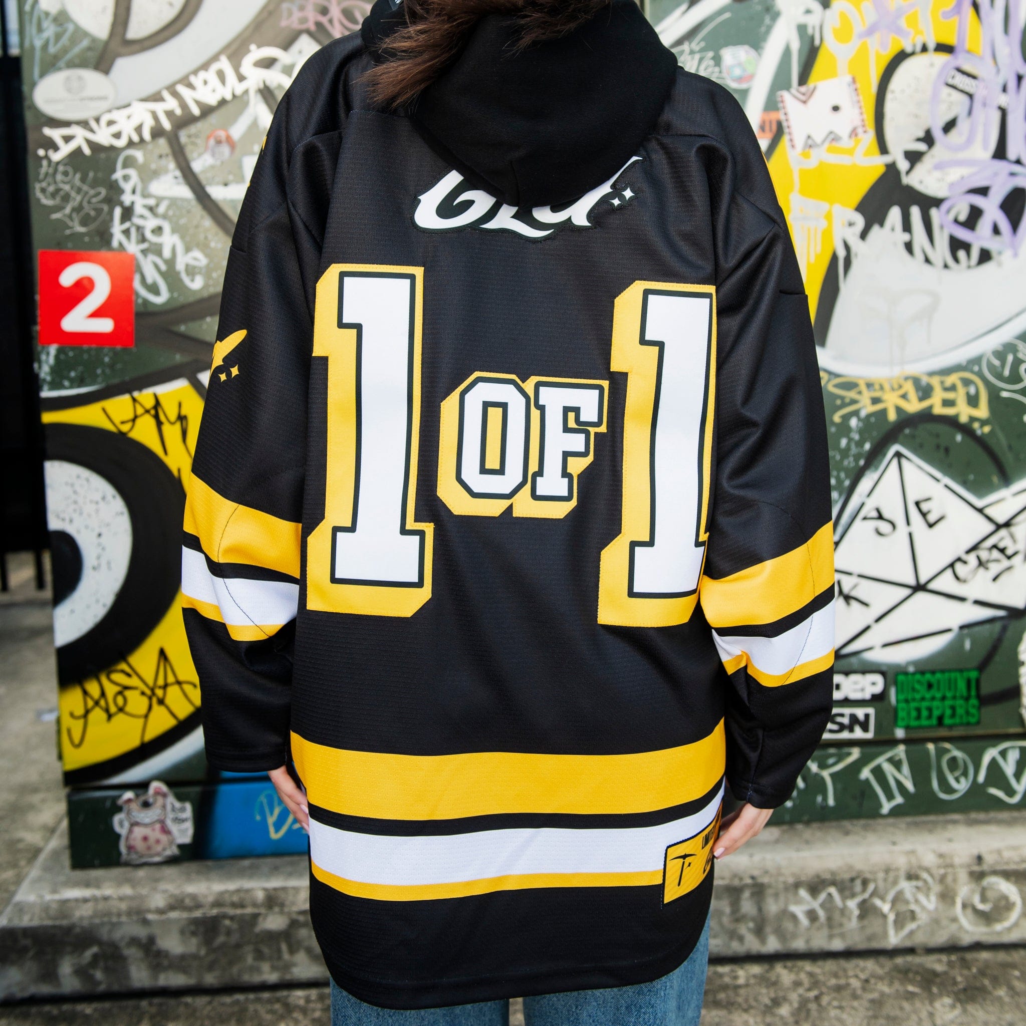 GLD Women GLD Black and Yellow Hockey Jersey