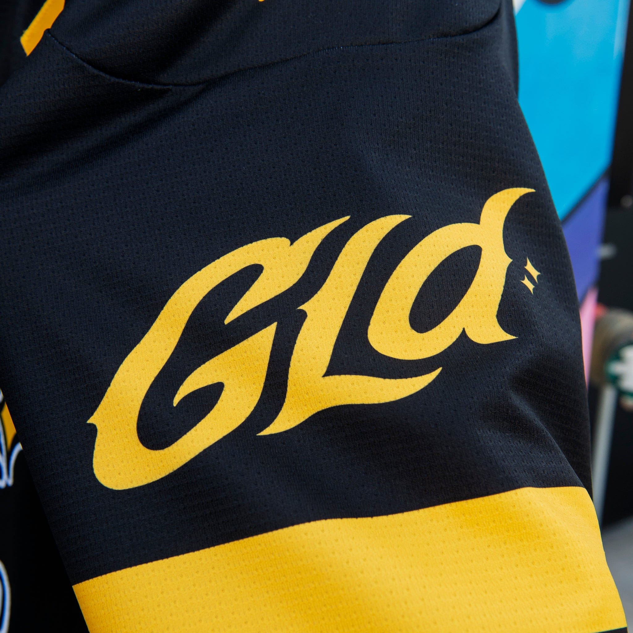 GLD Women GLD Black and Yellow Hockey Jersey