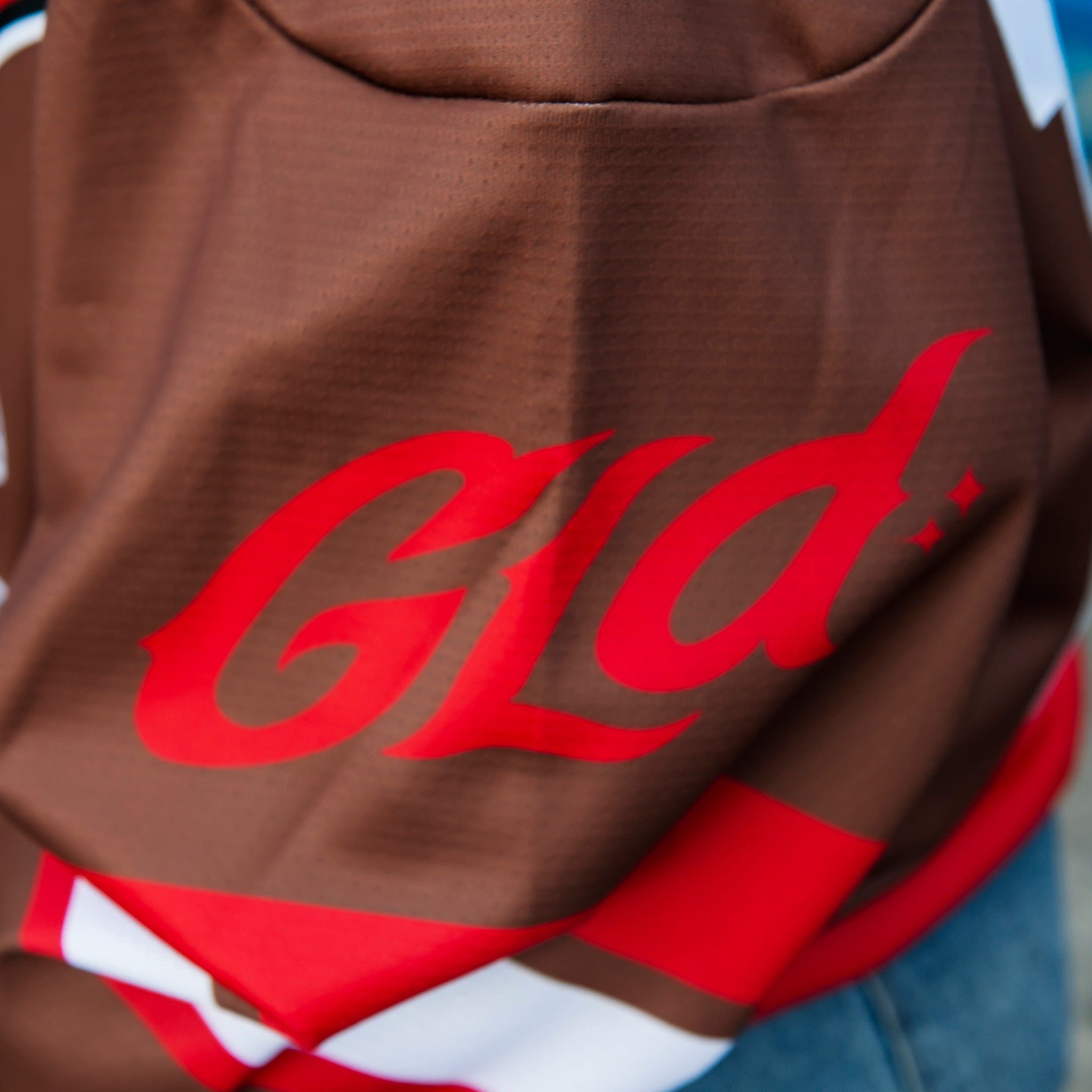 GLD Women GLD Brown and Red Hockey Jersey