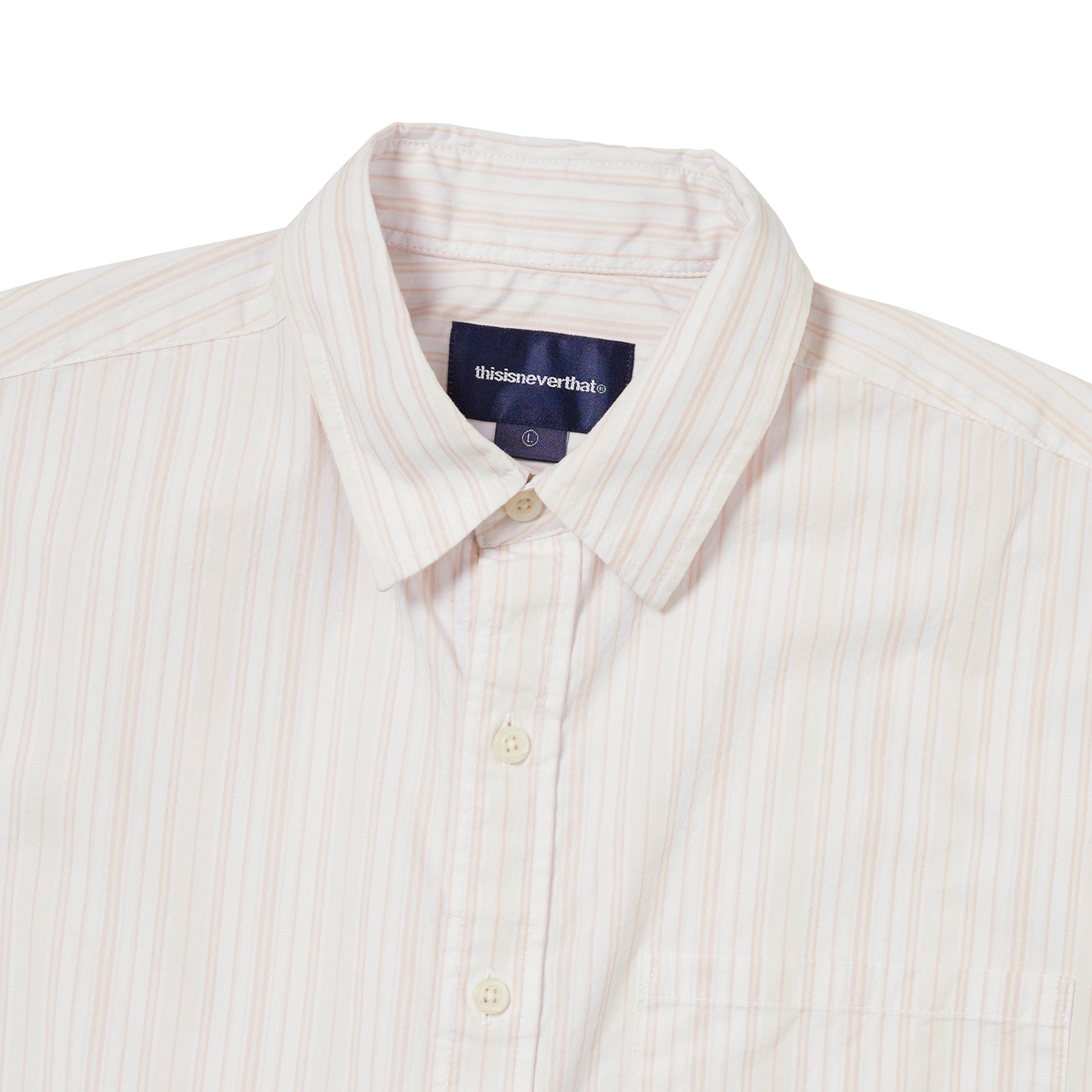 thisisneverthat Striped Short Sleeve Shirt