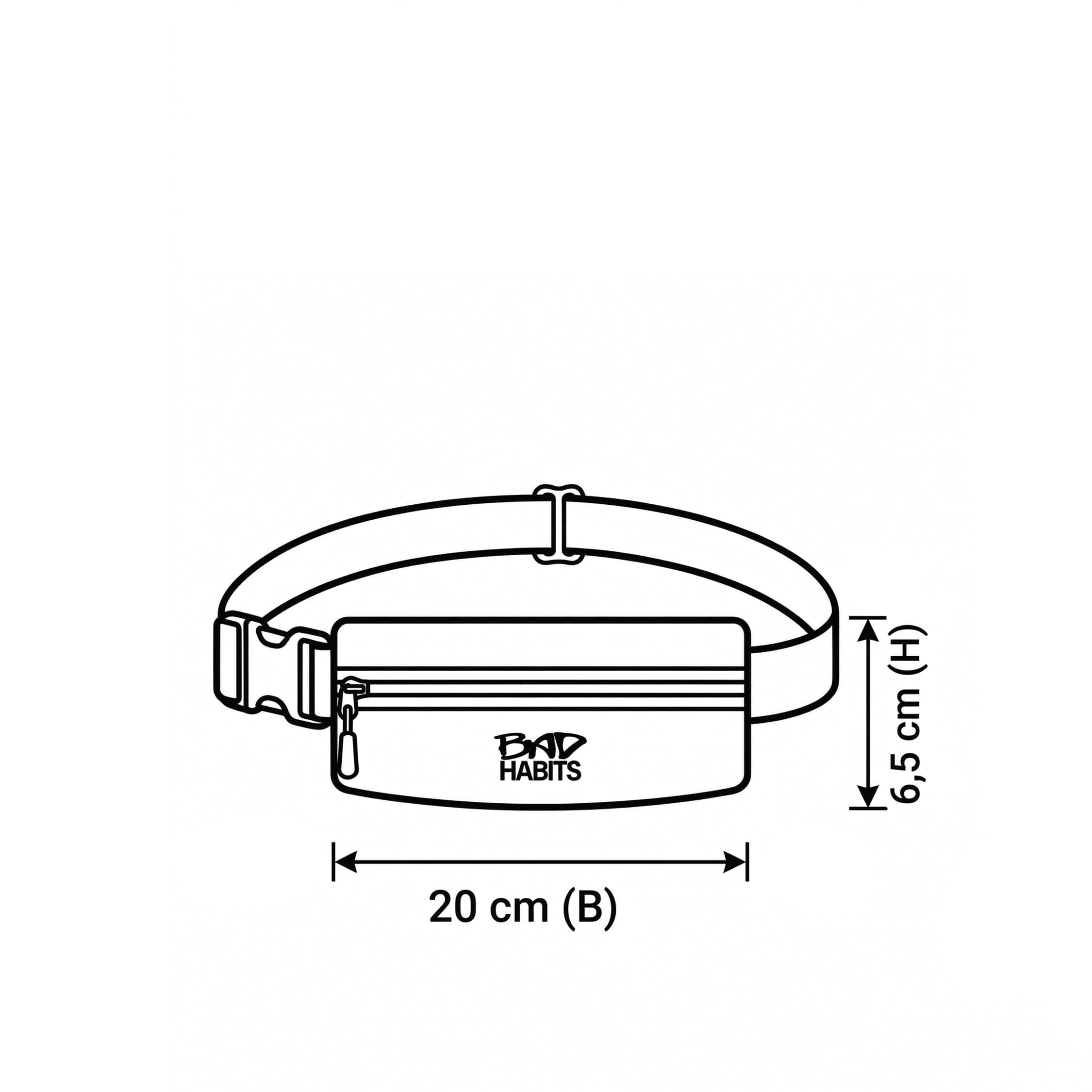 Bad Habits Running Belt