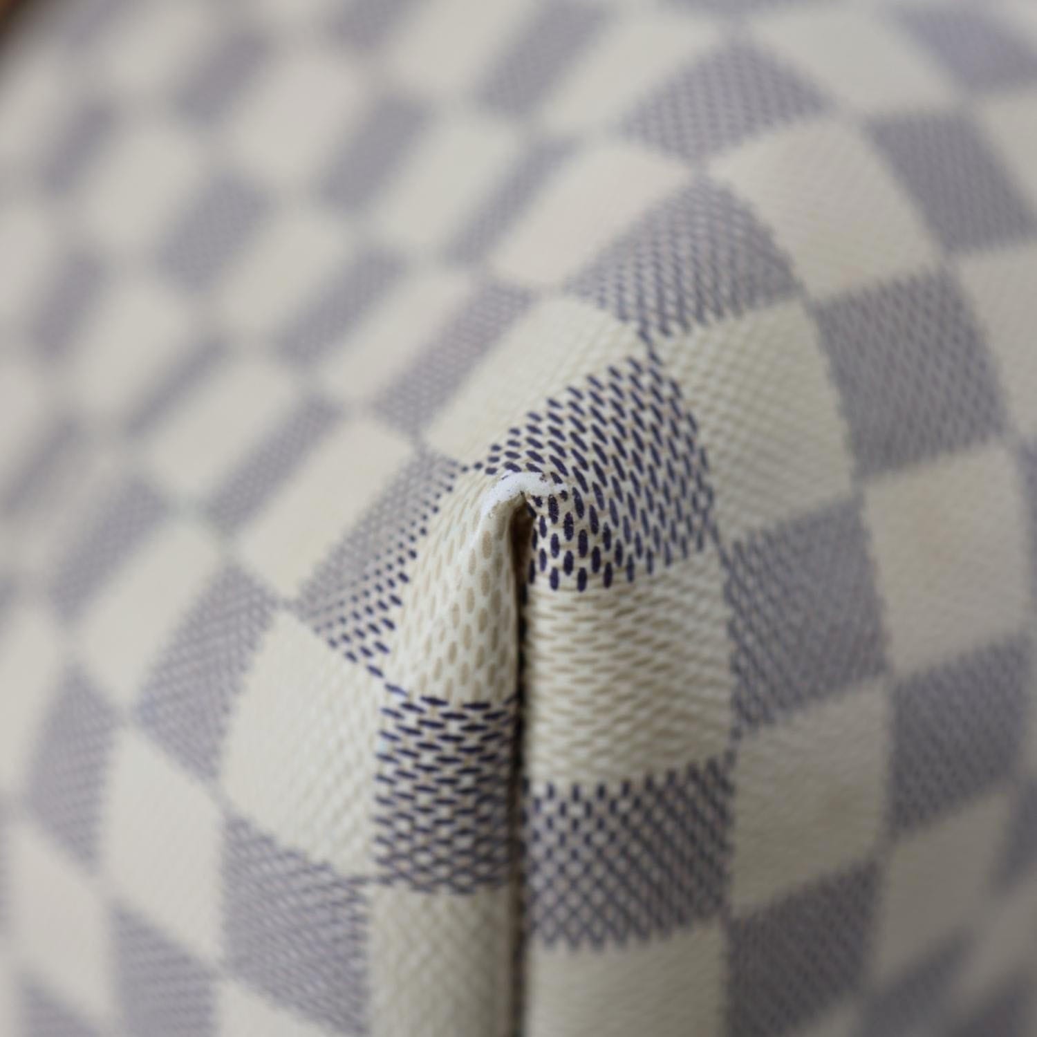 LOUIS VUITTON Sperone Damier Azur Backpack Bag Rose Ballerine