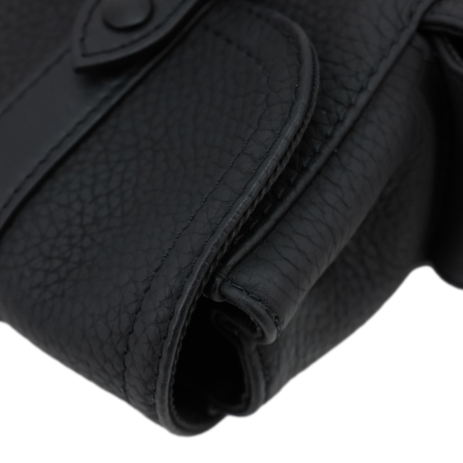 LOUIS VUITTON Christopher XS Taurillon Leather Crossbody Bag Black
