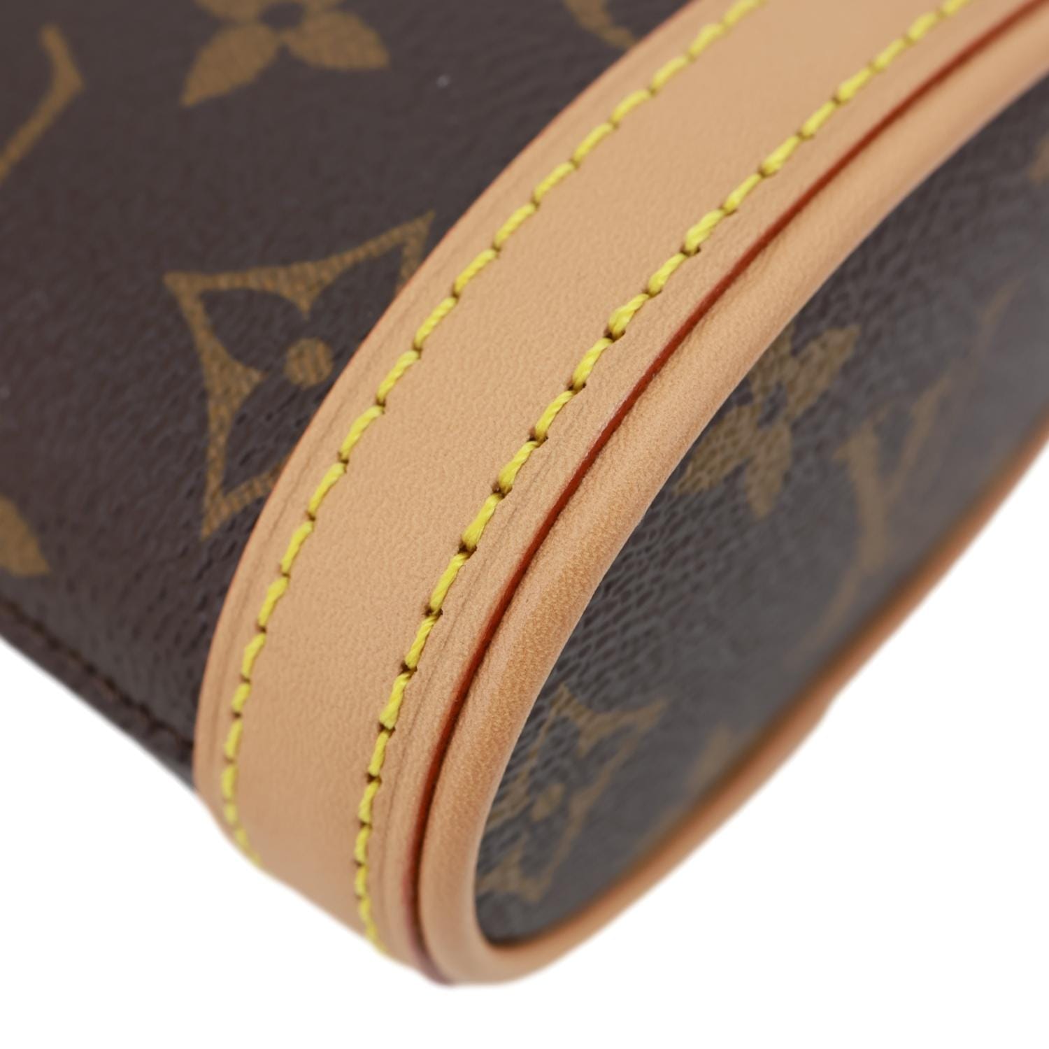 LOUIS VUITTON Fold Me Pouch Monogram Canvas Shoulder Bag Brown