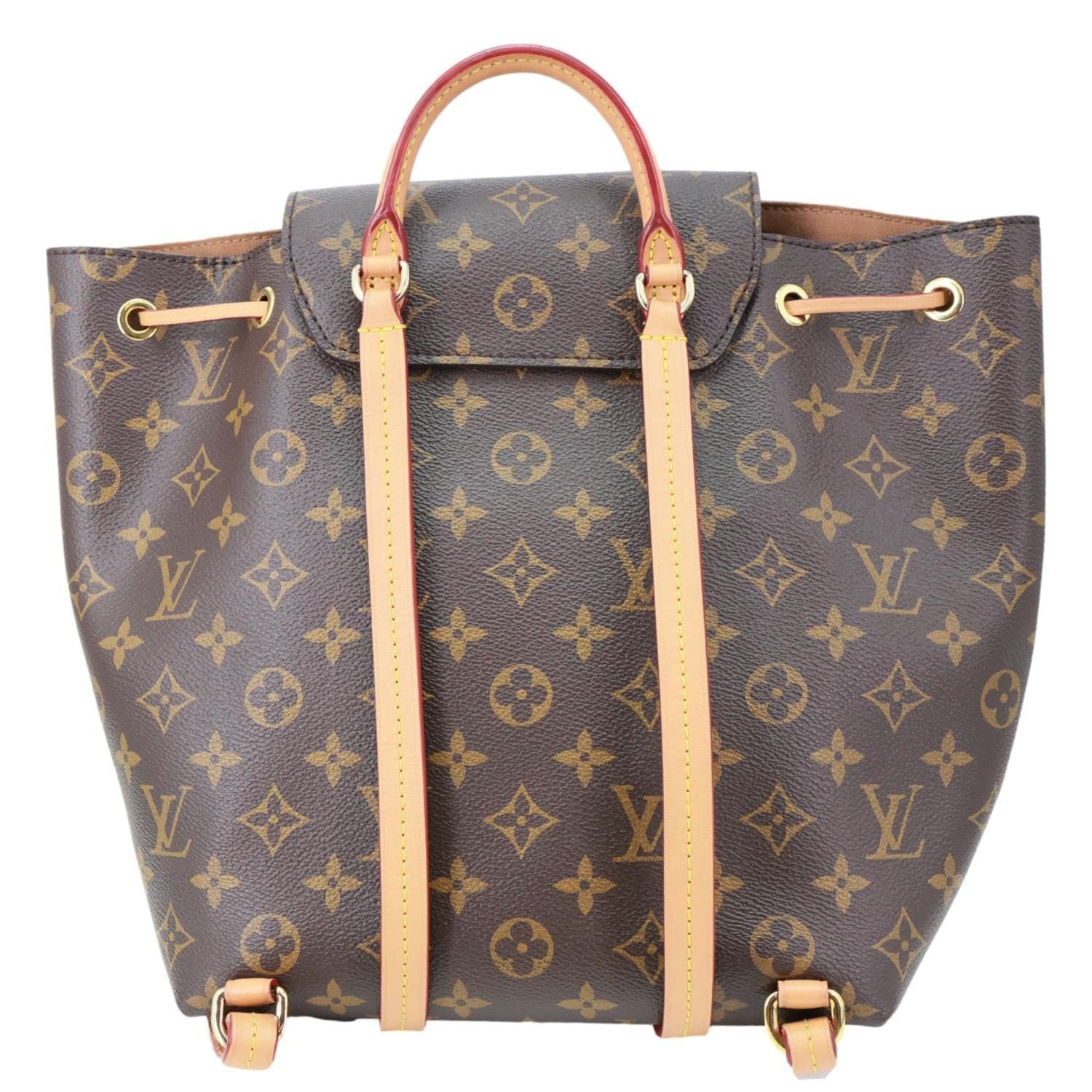 LOUIS VUITTON Montsouris PM Monogram Canvas Backpack Brown
