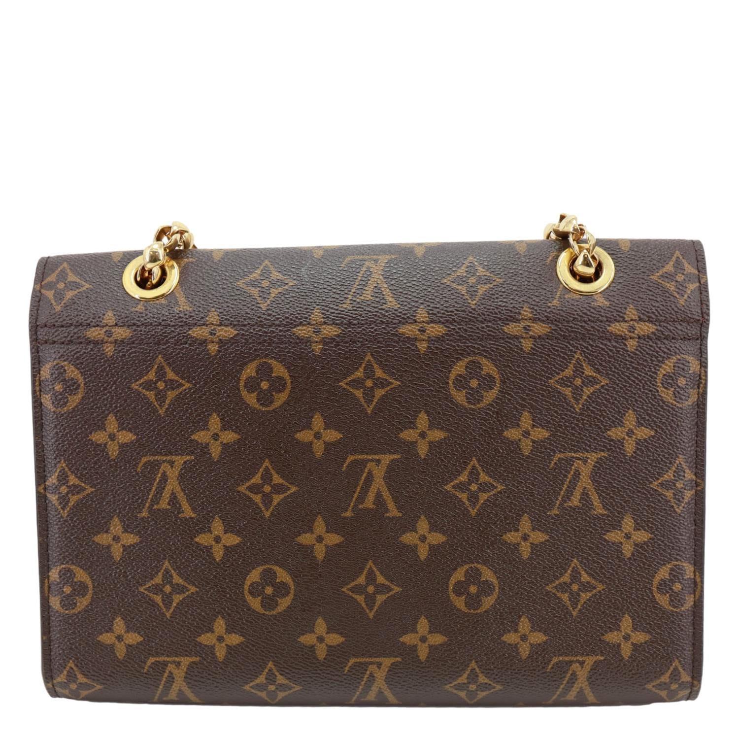LOUIS VUITTON Victoire Monogram Canvas Shoulder Bag Cherry