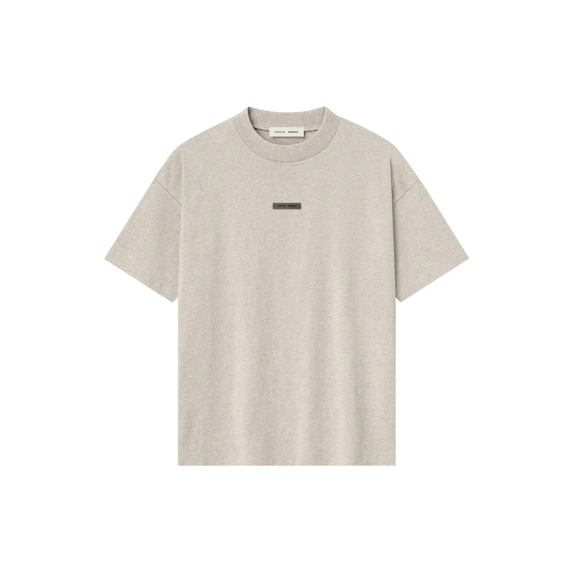 Fear of God Essentials Classic Short Sleeve Tee 'Heather Stone' (2025)