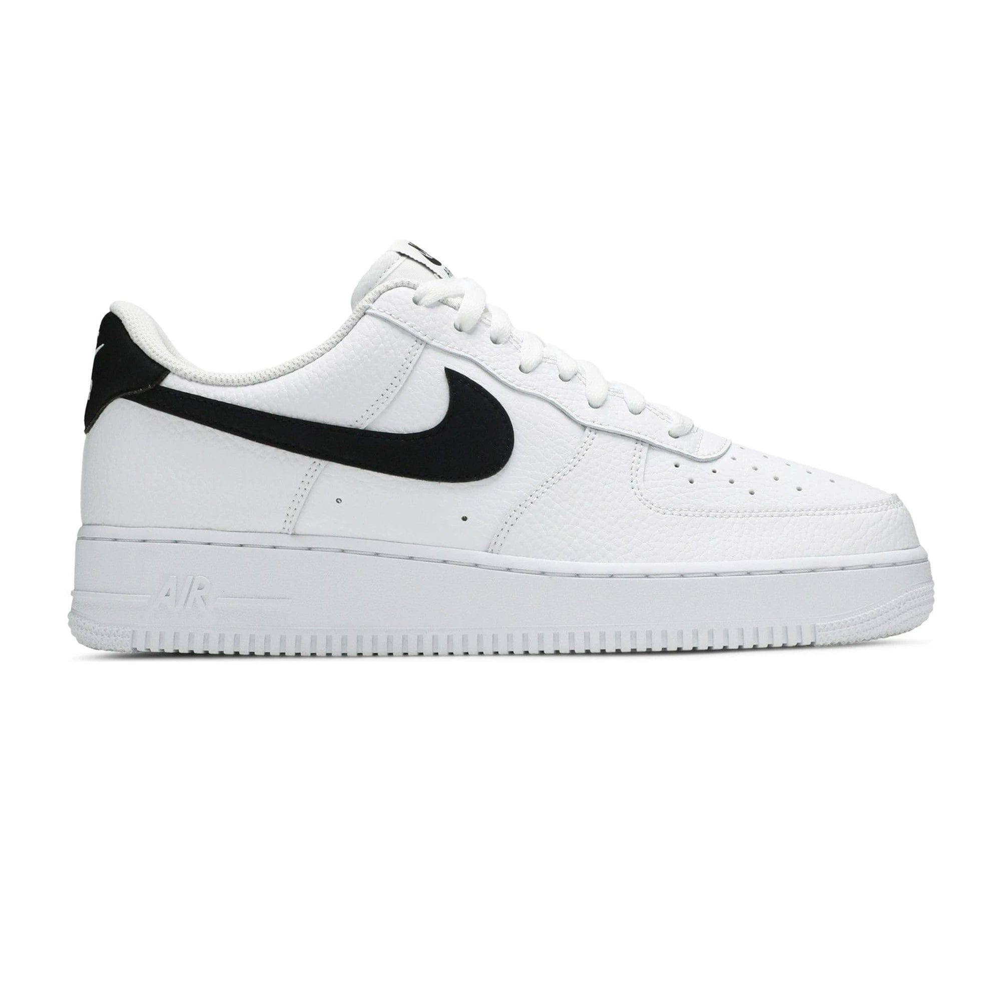 Nike Air Force 1 Low '07 'White Black Pebbled Leather' (2021)