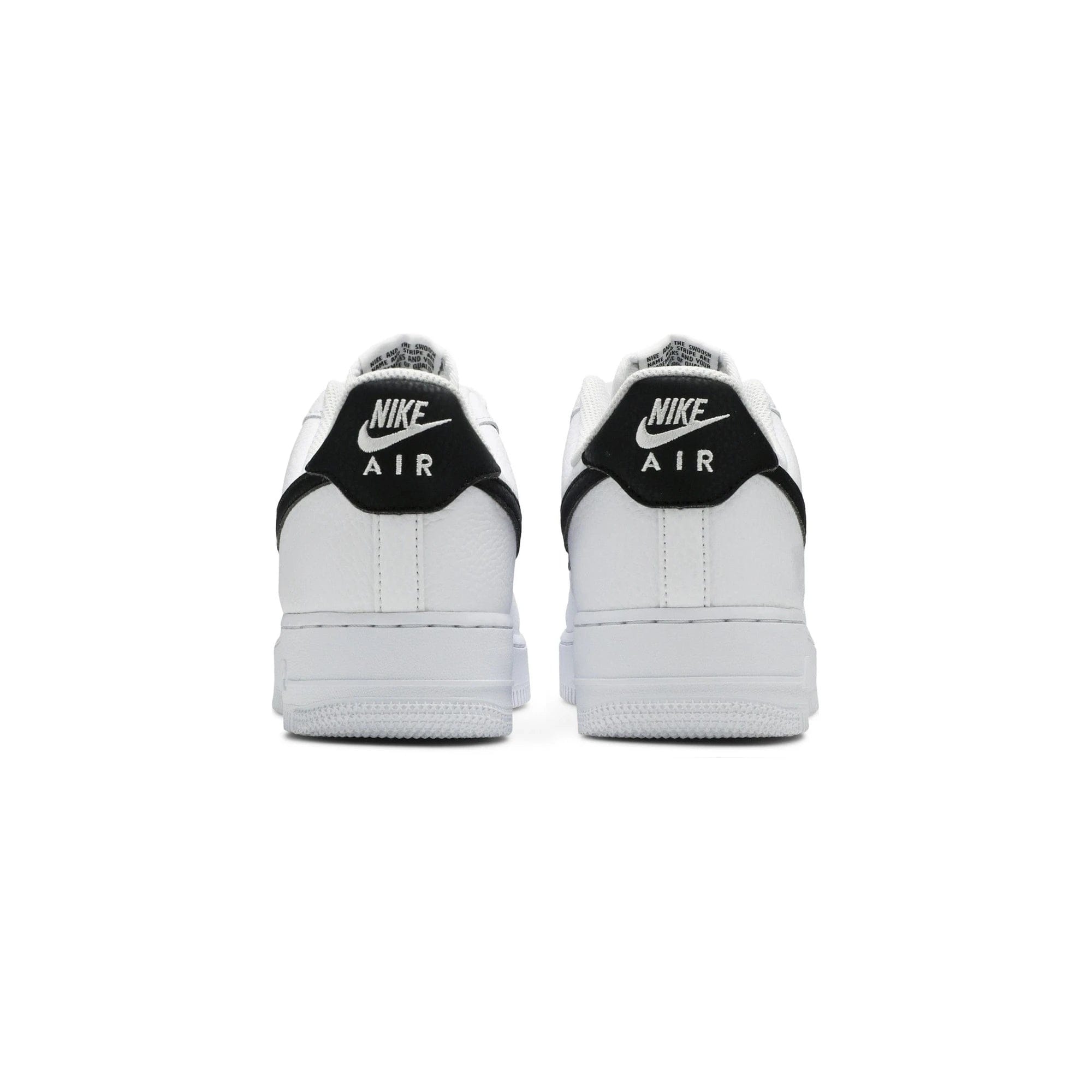 Nike Air Force 1 Low '07 'White Black Pebbled Leather' (2021)