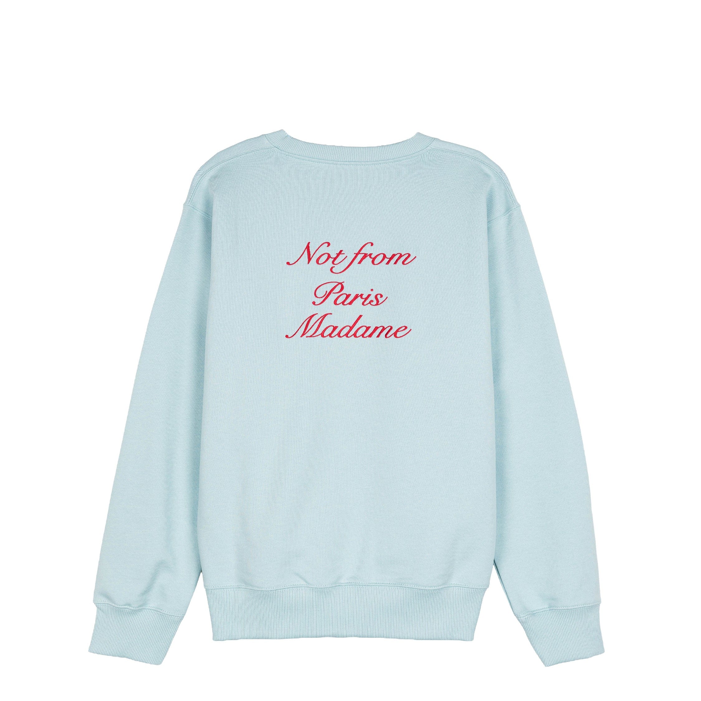 Drole de Monsieur Sweatshirt Slogan Calligraphy