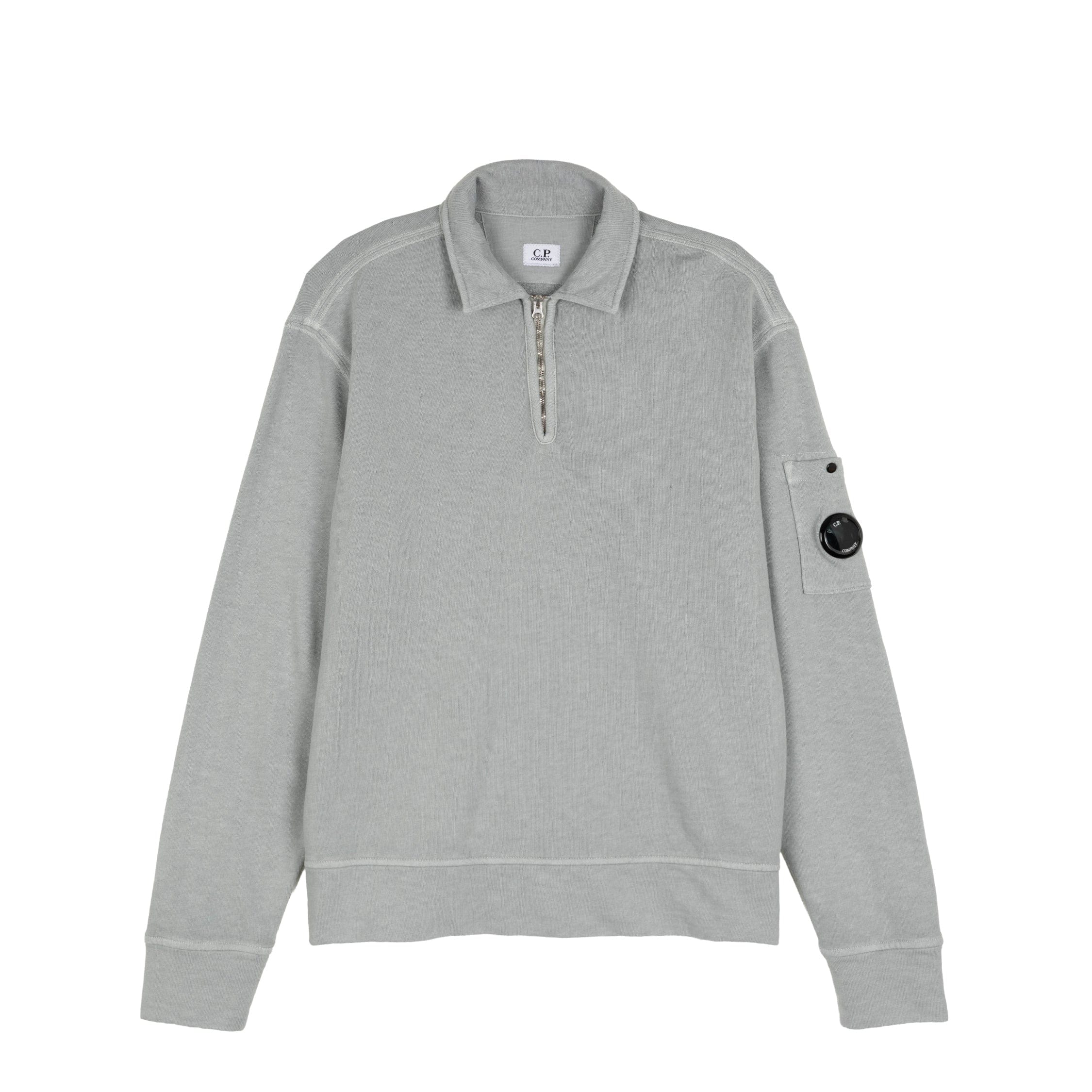 C.P. Company Malfilè Fleece Lens Half Zip Sweatshirt