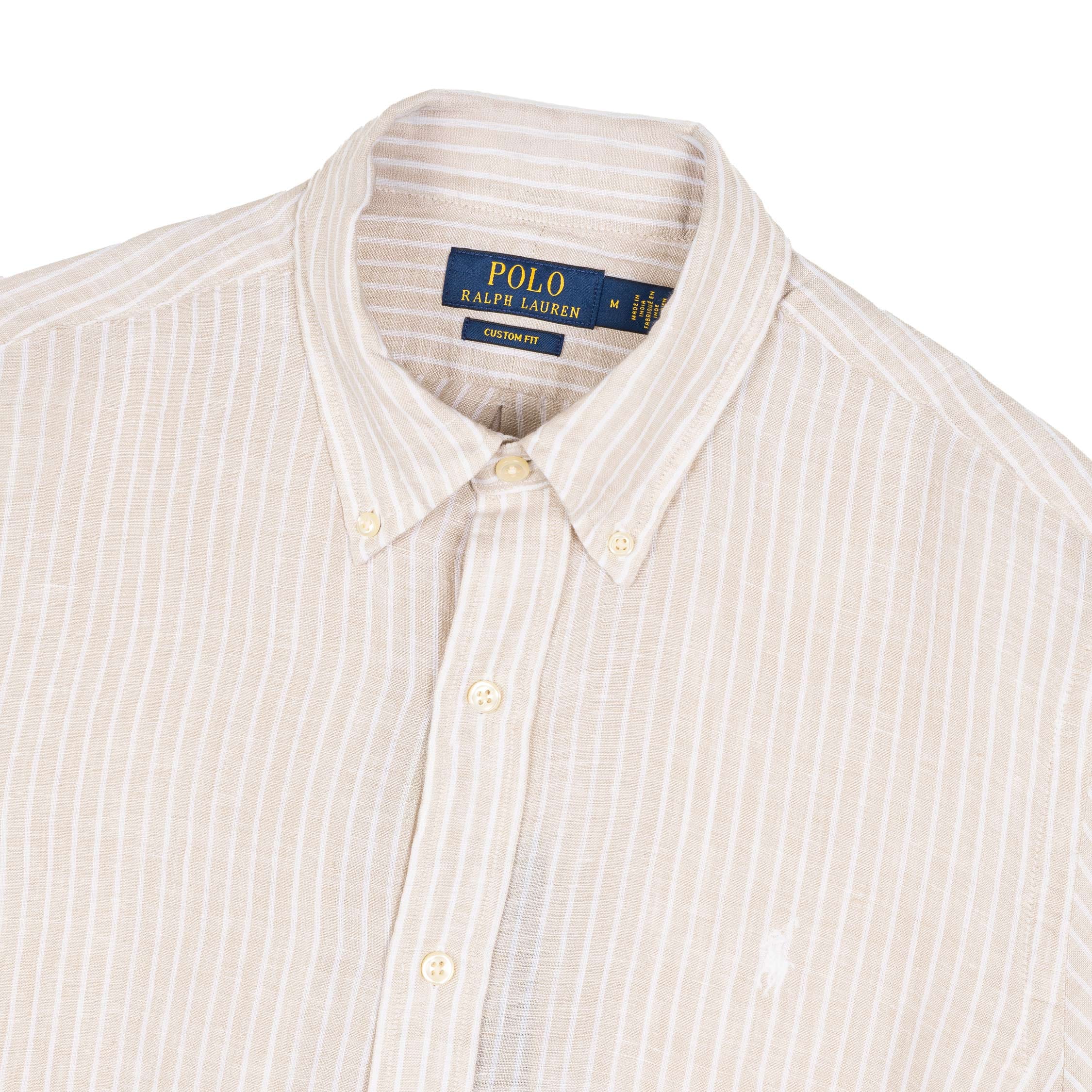 Polo Ralph Lauren Custom Fit Striped Linen Shirt
