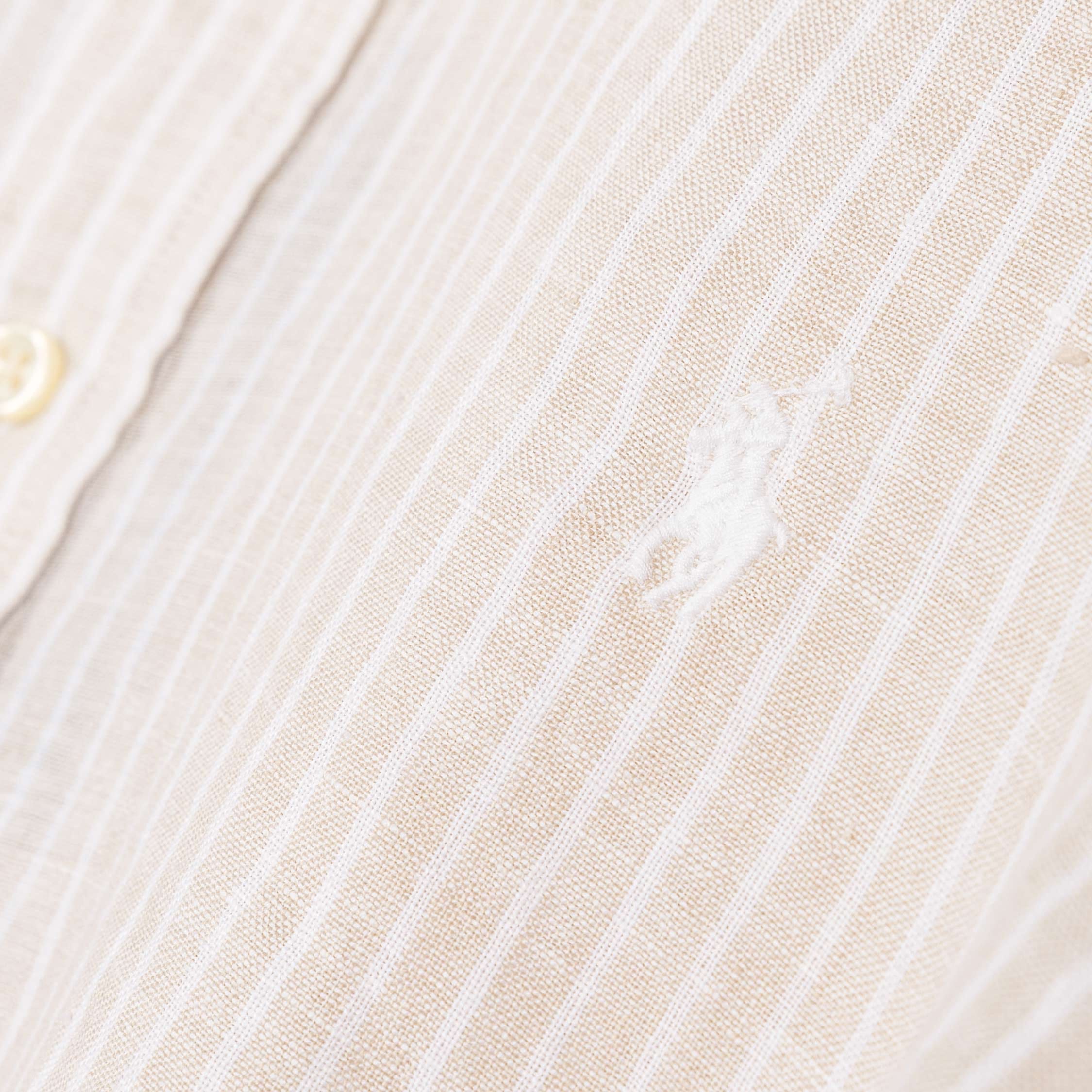 Polo Ralph Lauren Custom Fit Striped Linen Shirt