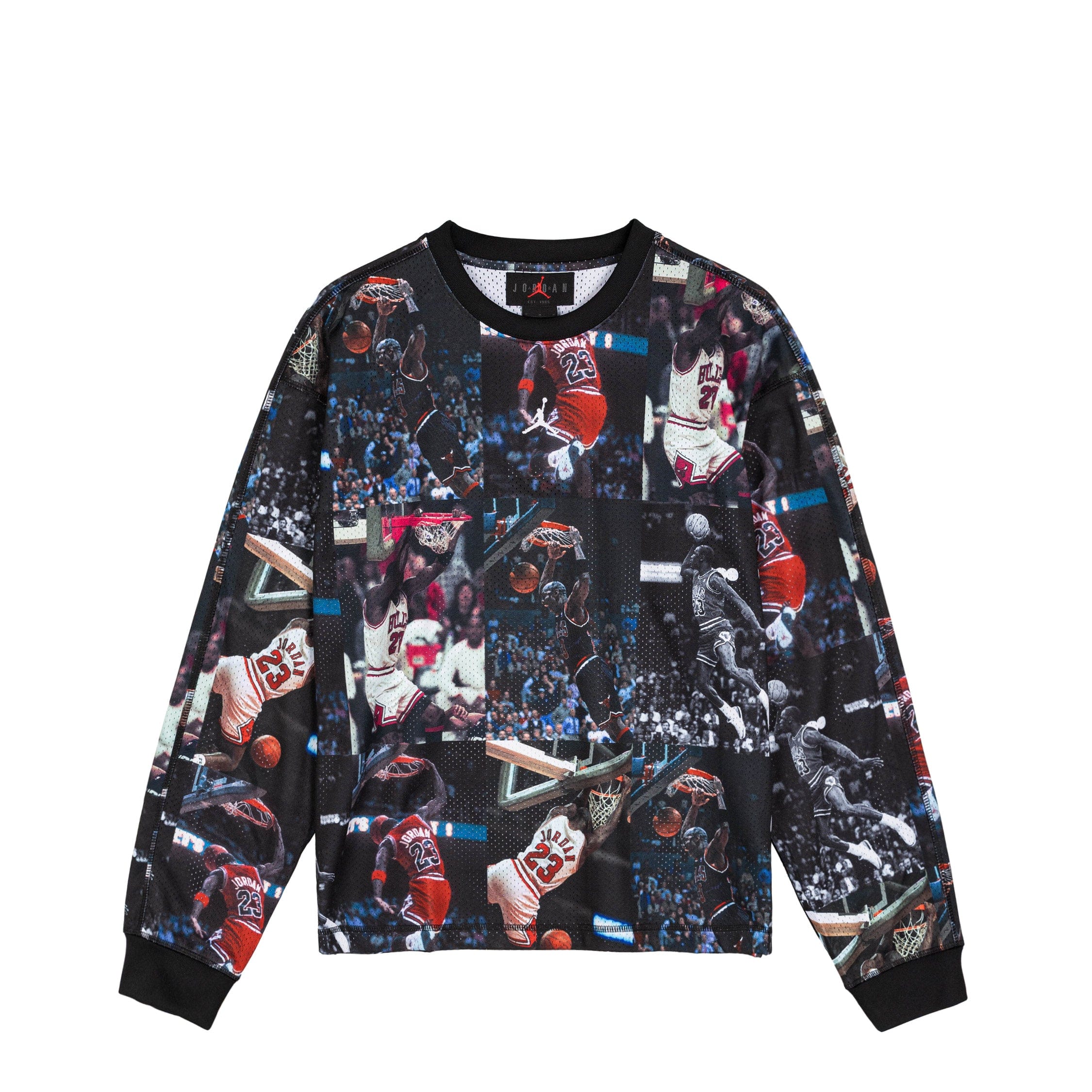 Air Jordan Nike Jordan Flight Printed Long-Sleeve Jersey