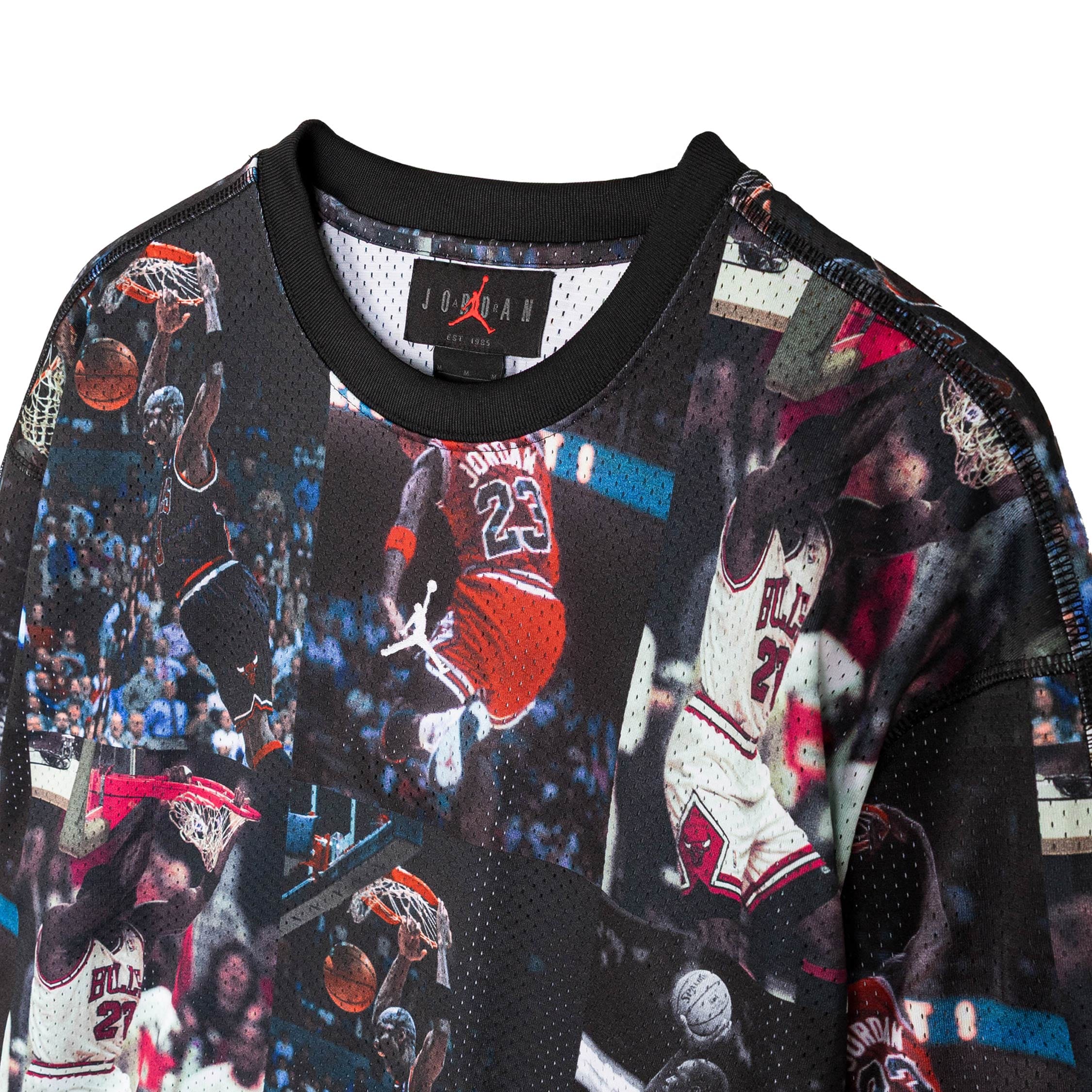 Air Jordan Nike Jordan Flight Printed Long-Sleeve Jersey