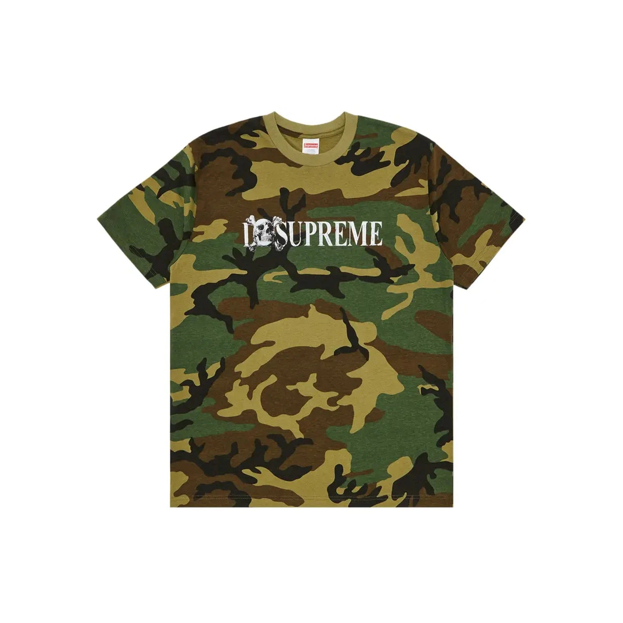 Supreme Skull Tee 'Woodland Camo' (2025)
