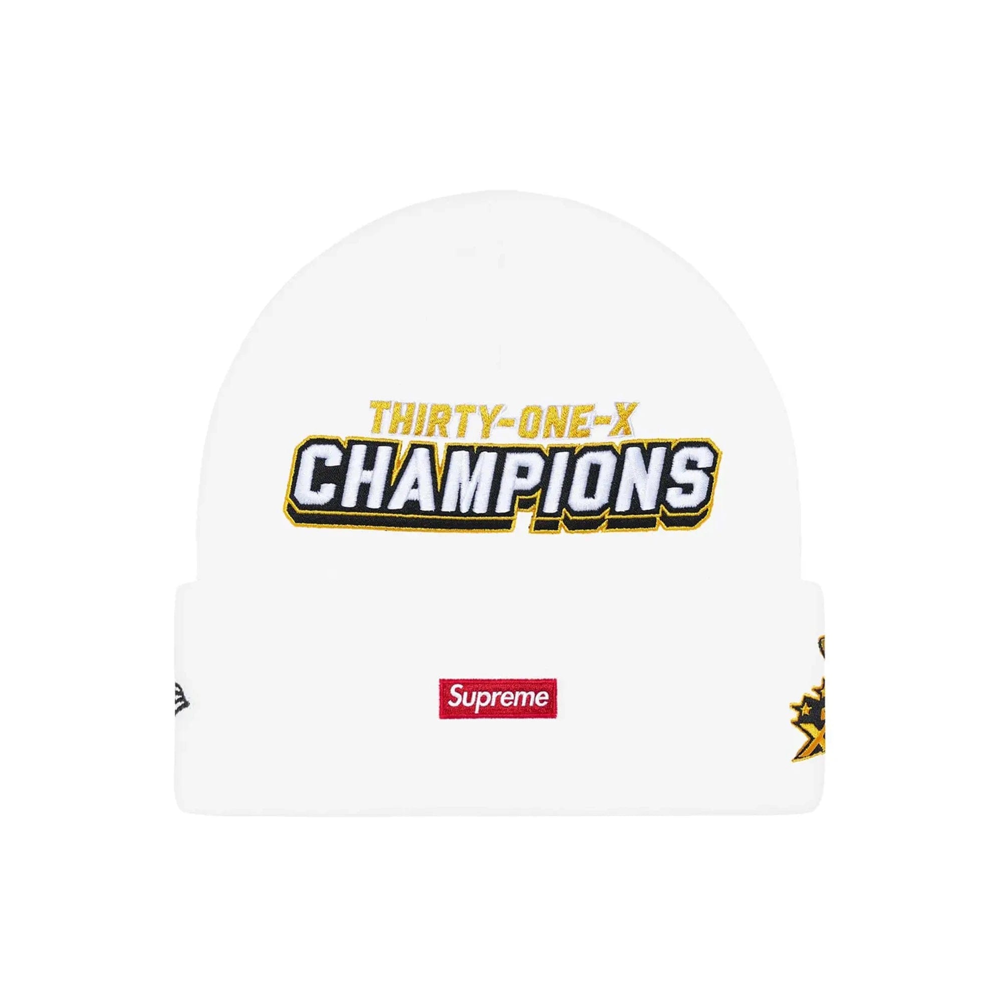 Supreme New Era Football Beanie 'White' (2025)