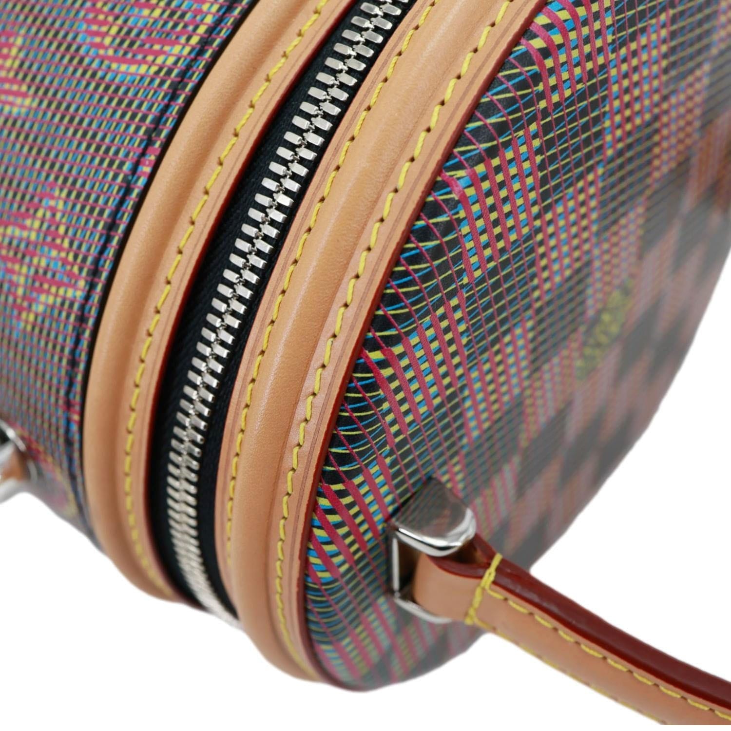 LOUIS VUITTON Cannes LV Pop Canvas Shoulder Bag Brown