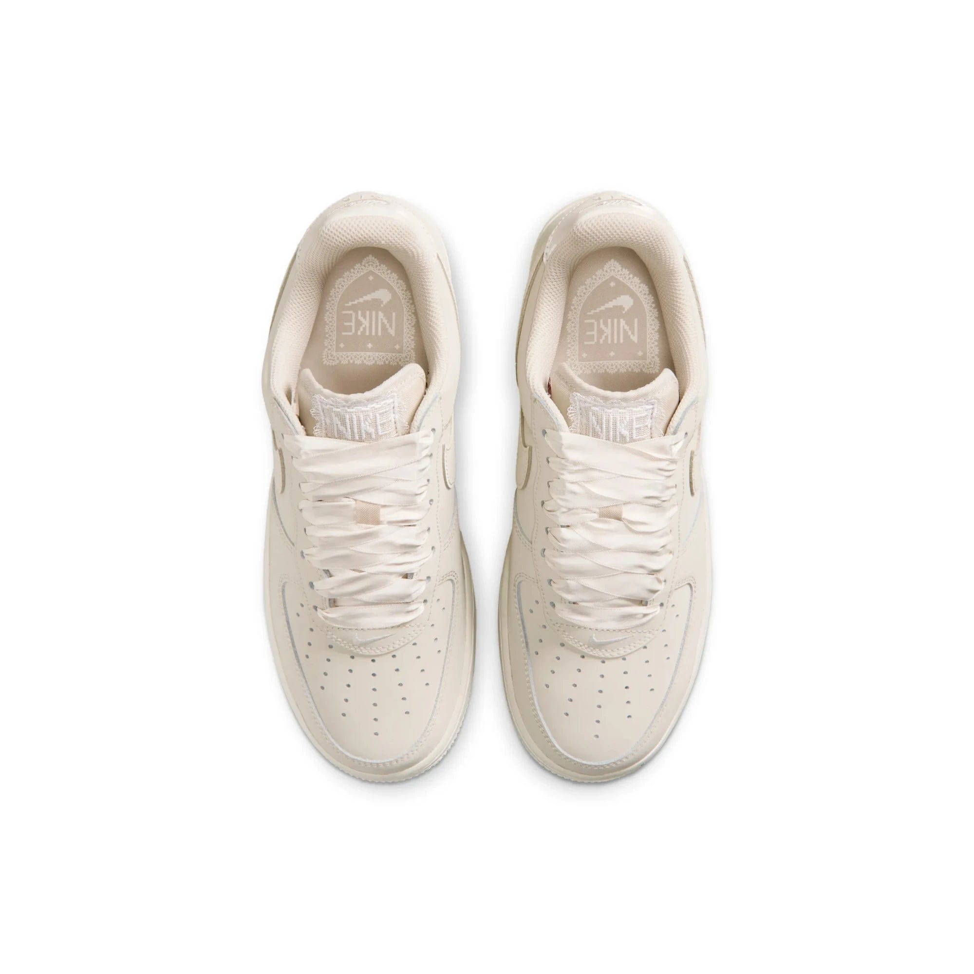 Nike Air Force 1 Low Retro Premium 'Ribbon Lace Oatmeal Ivory' Women's