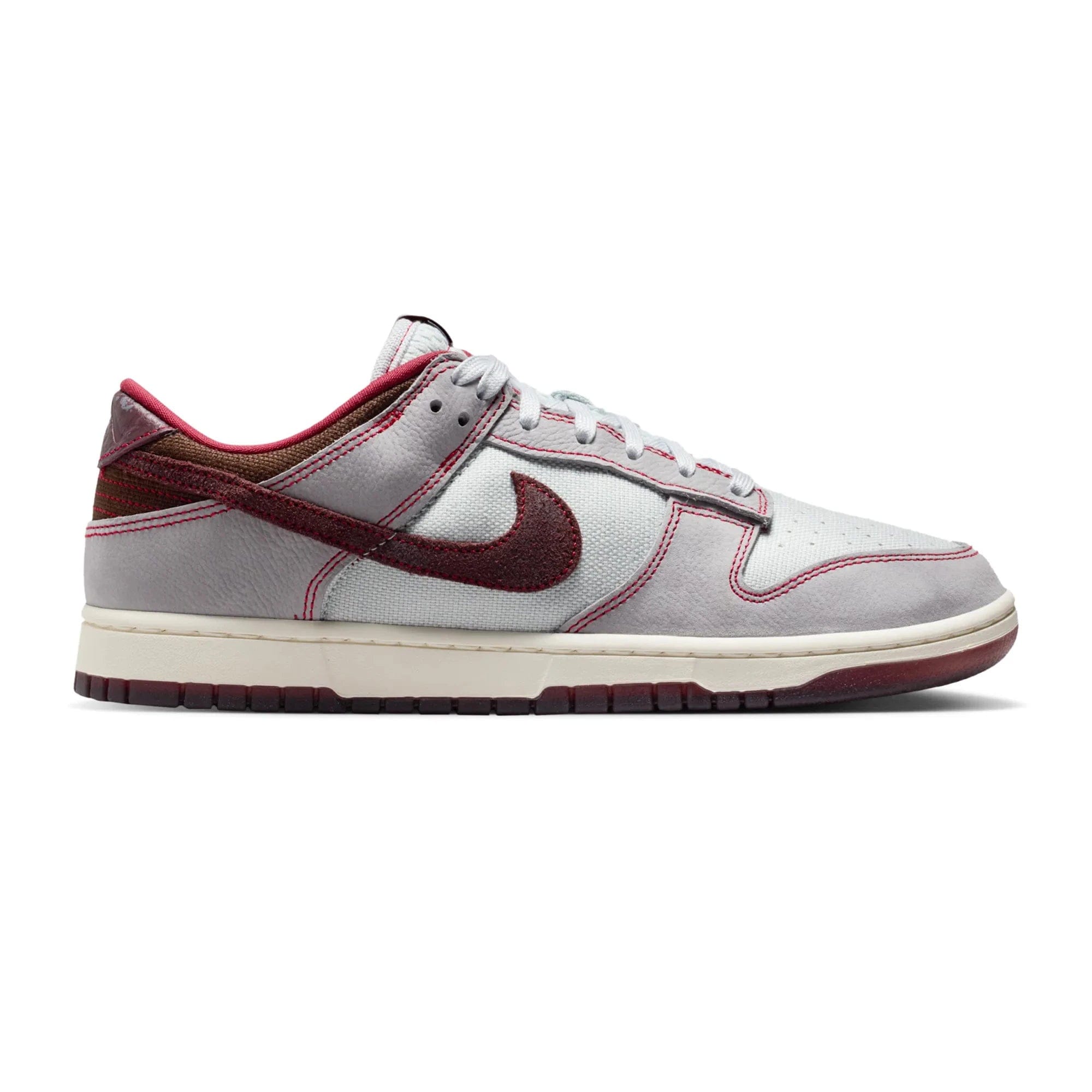 Nike Dunk Low Canvas 'Pure Platinum Burgundy Crush' (2026)