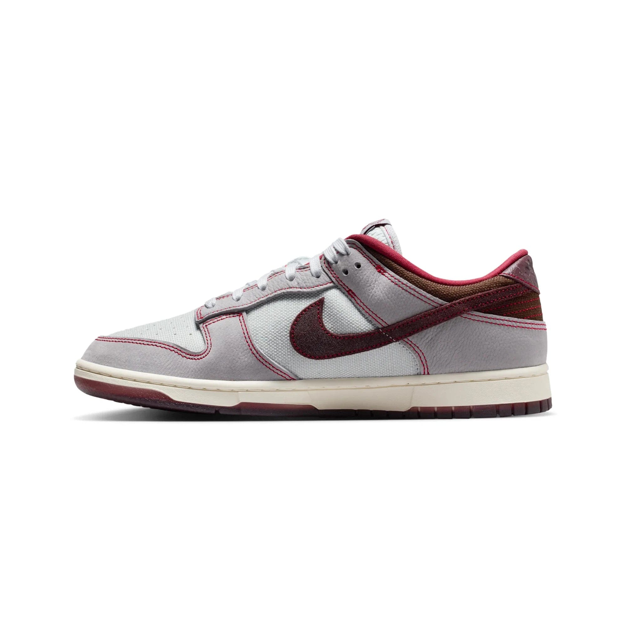 Nike Dunk Low Canvas 'Pure Platinum Burgundy Crush' (2026)