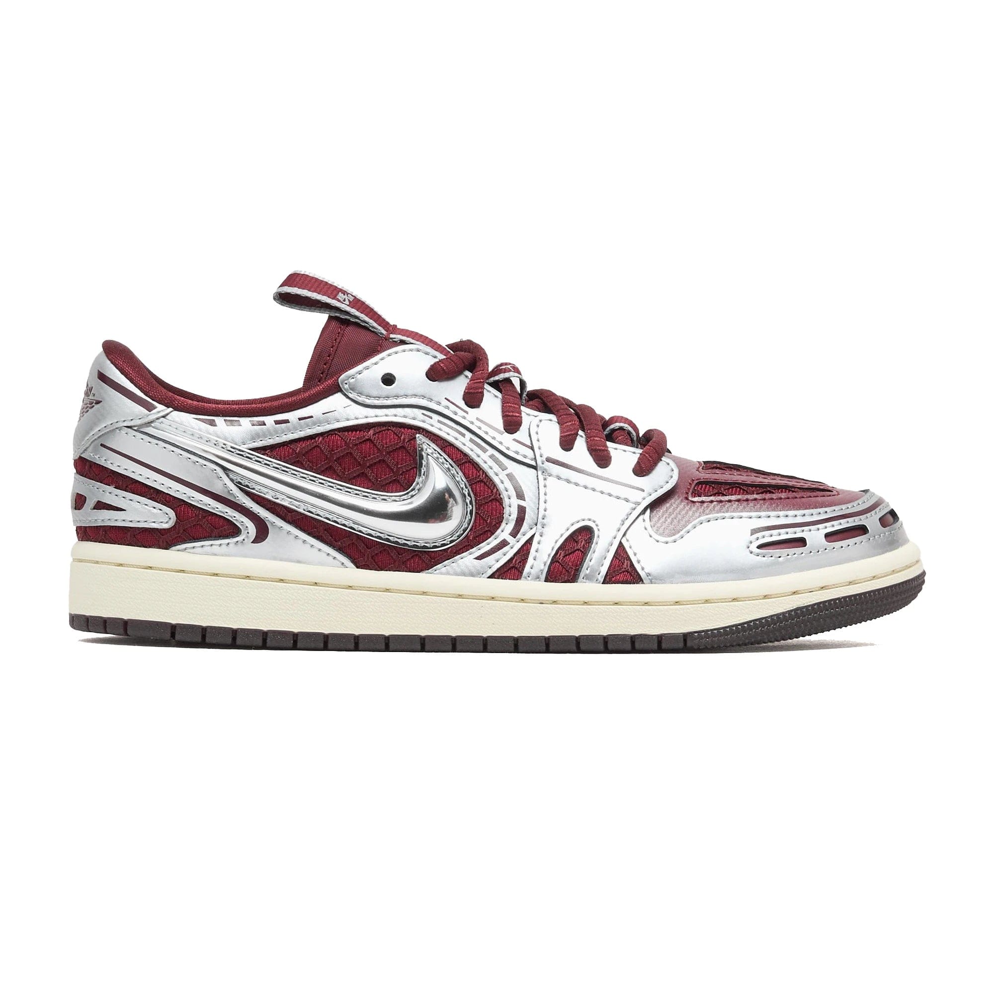 Air Jordan 1 Low Method of Make V3 'Dark Team Red Metallic Silver' Women's (2025)