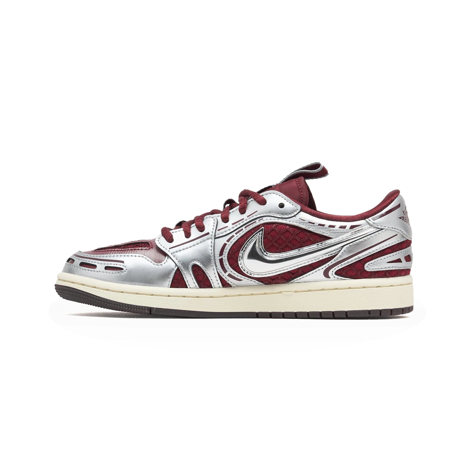 Air Jordan 1 Low Method of Make V3 'Dark Team Red Metallic Silver' Women's (2025)