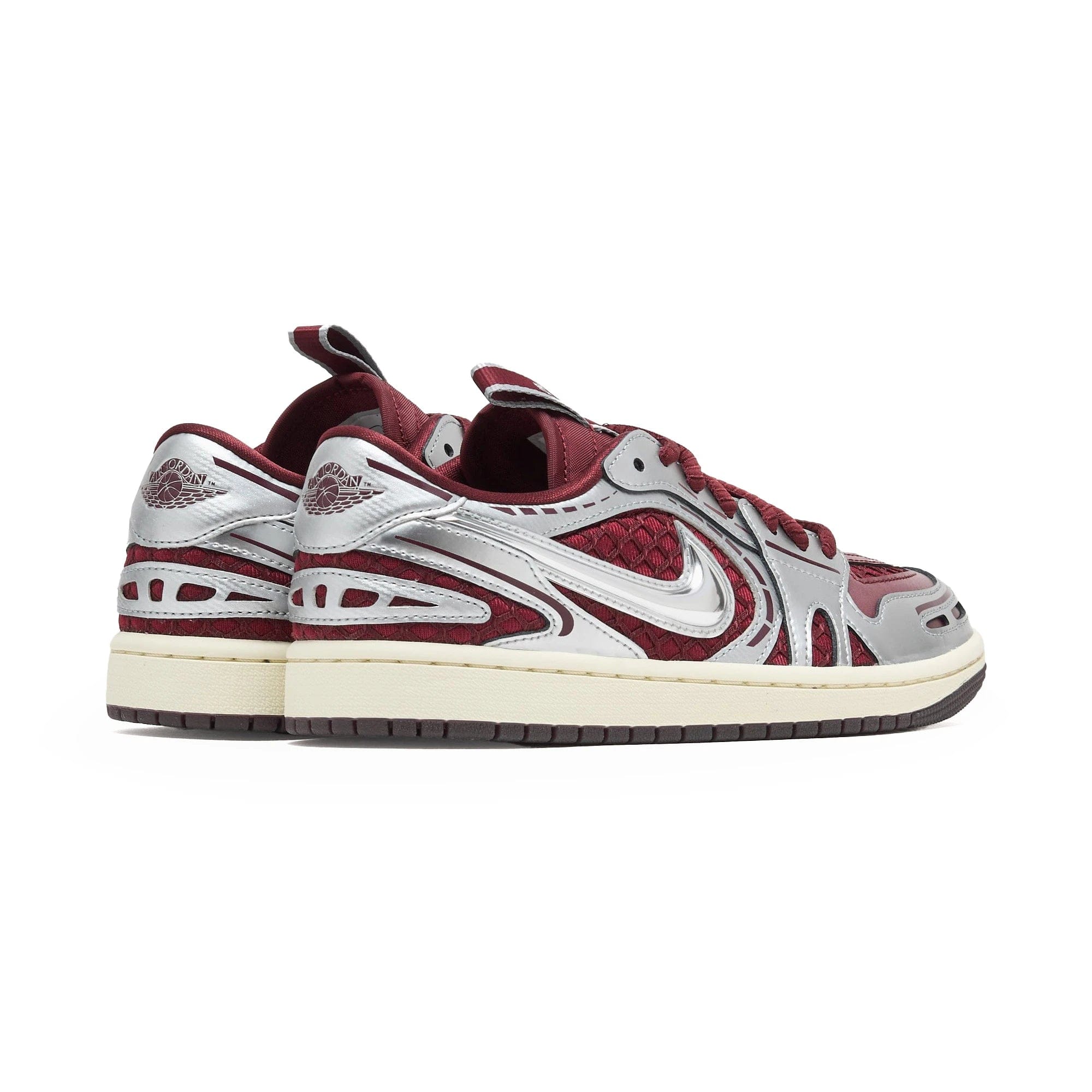 Air Jordan 1 Low Method of Make V3 'Dark Team Red Metallic Silver' Women's (2025)