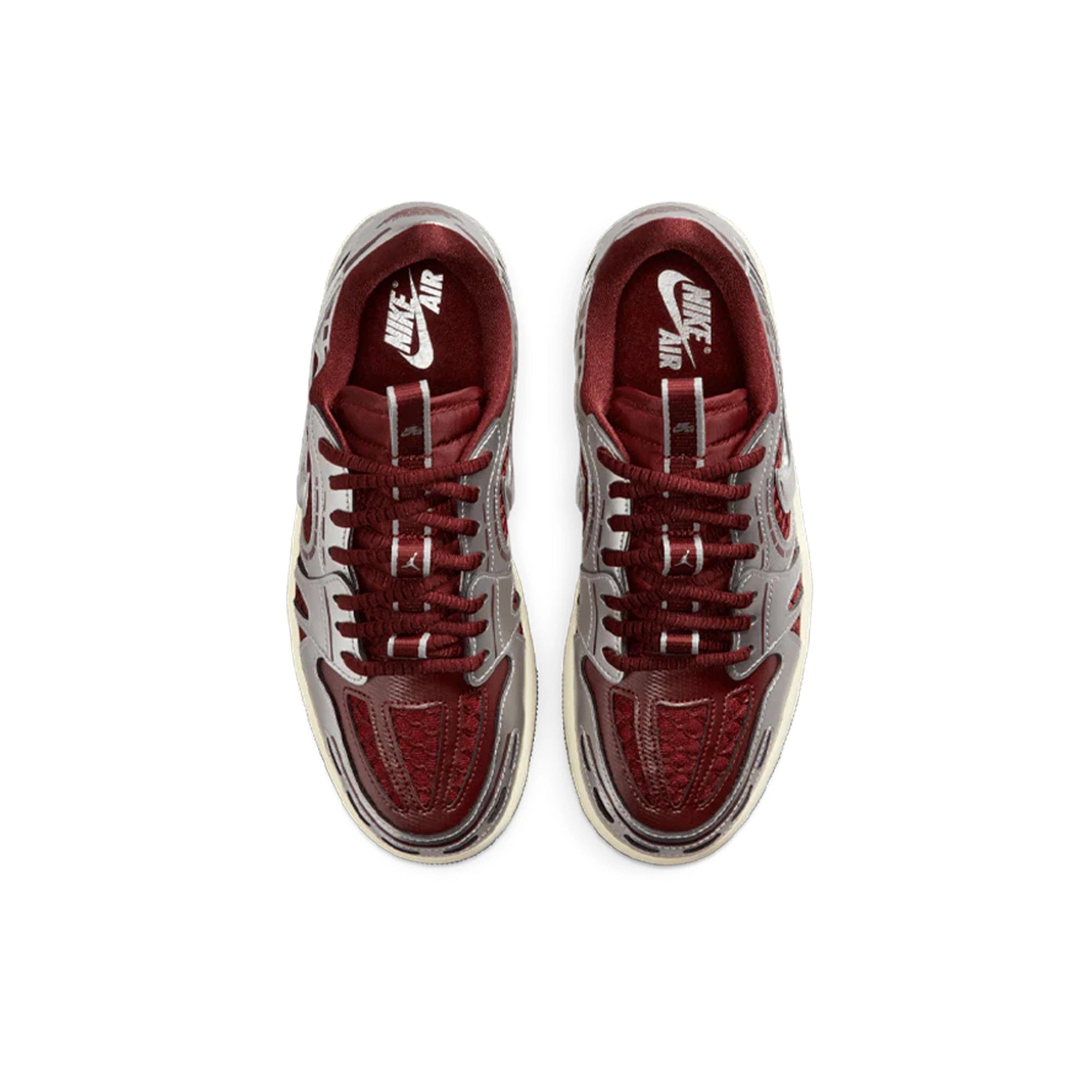 Air Jordan 1 Low Method of Make V3 'Dark Team Red Metallic Silver' Women's (2025)