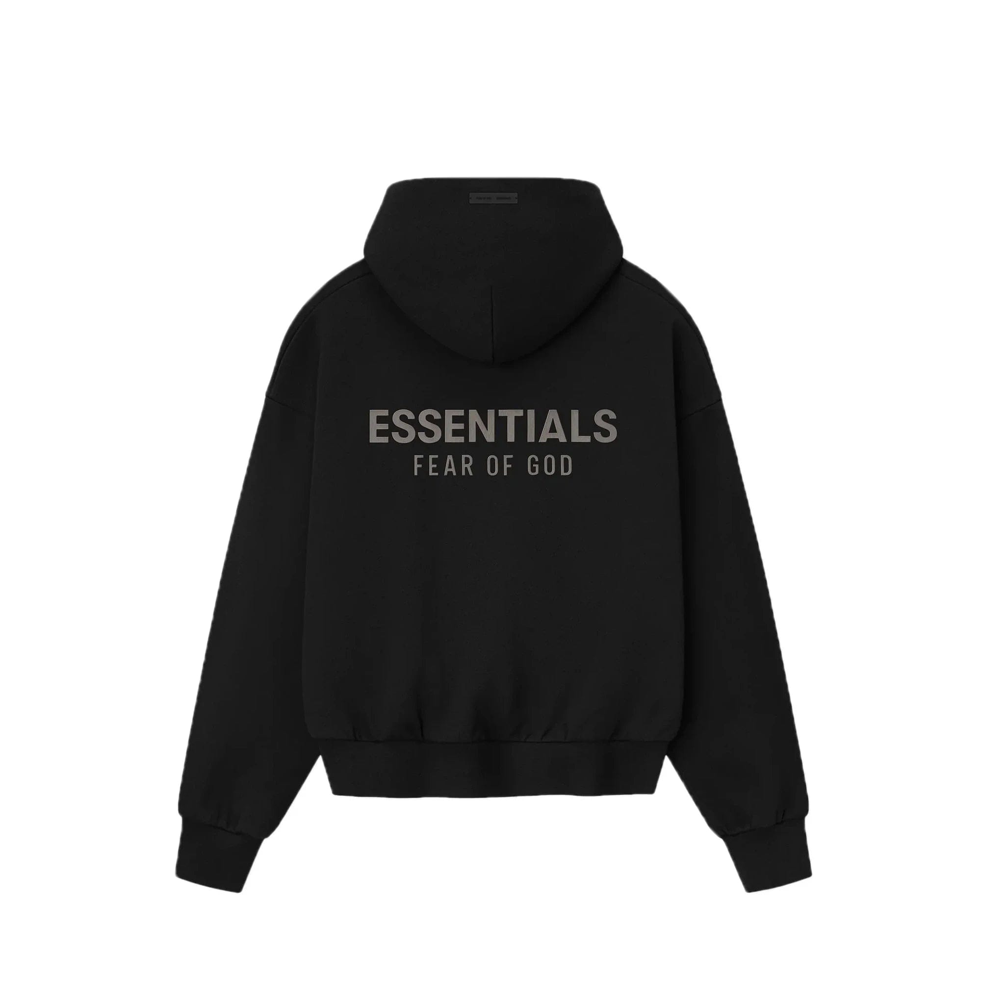 Fear of God Essentials Classic Fleece Hoodie 'Jet Black' (2025)
