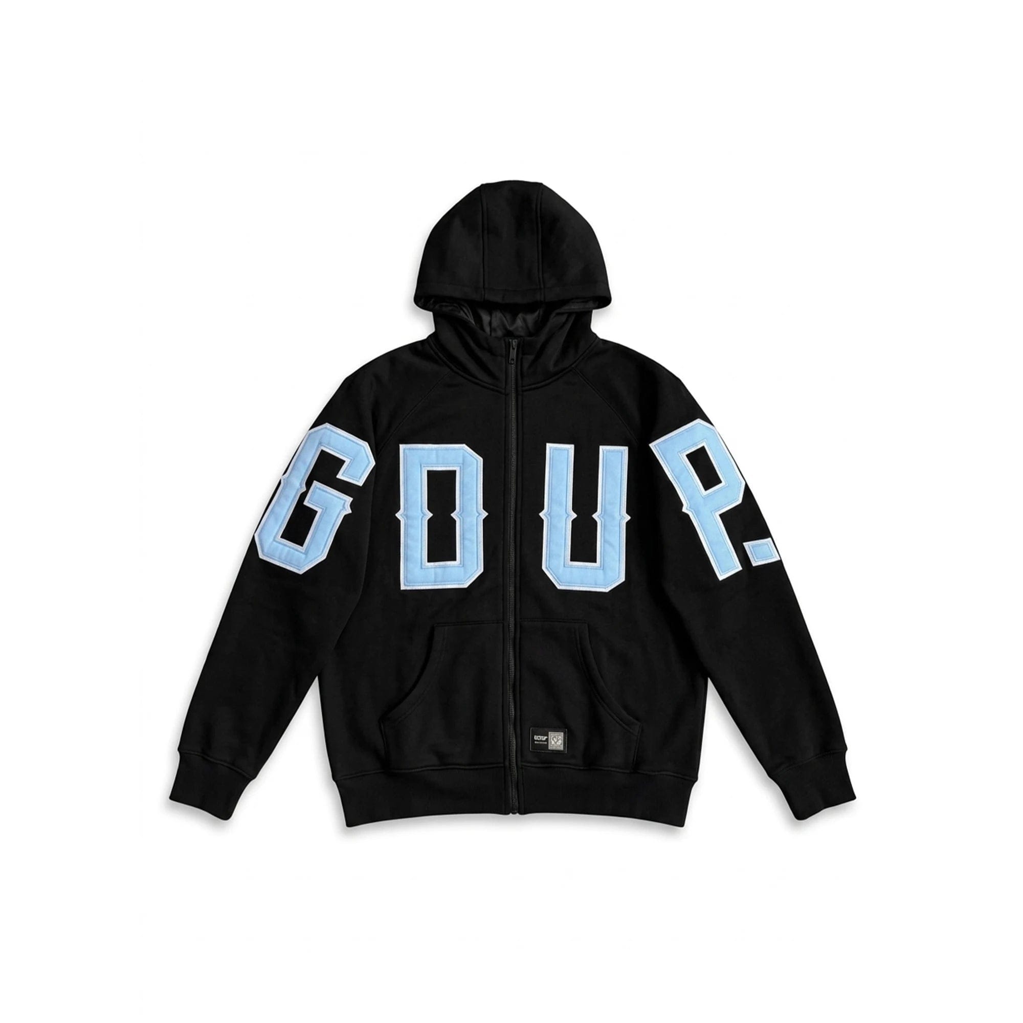 Geedup G.D.U.P Zip Hoodie 'Black / Cool Blue' (2026)