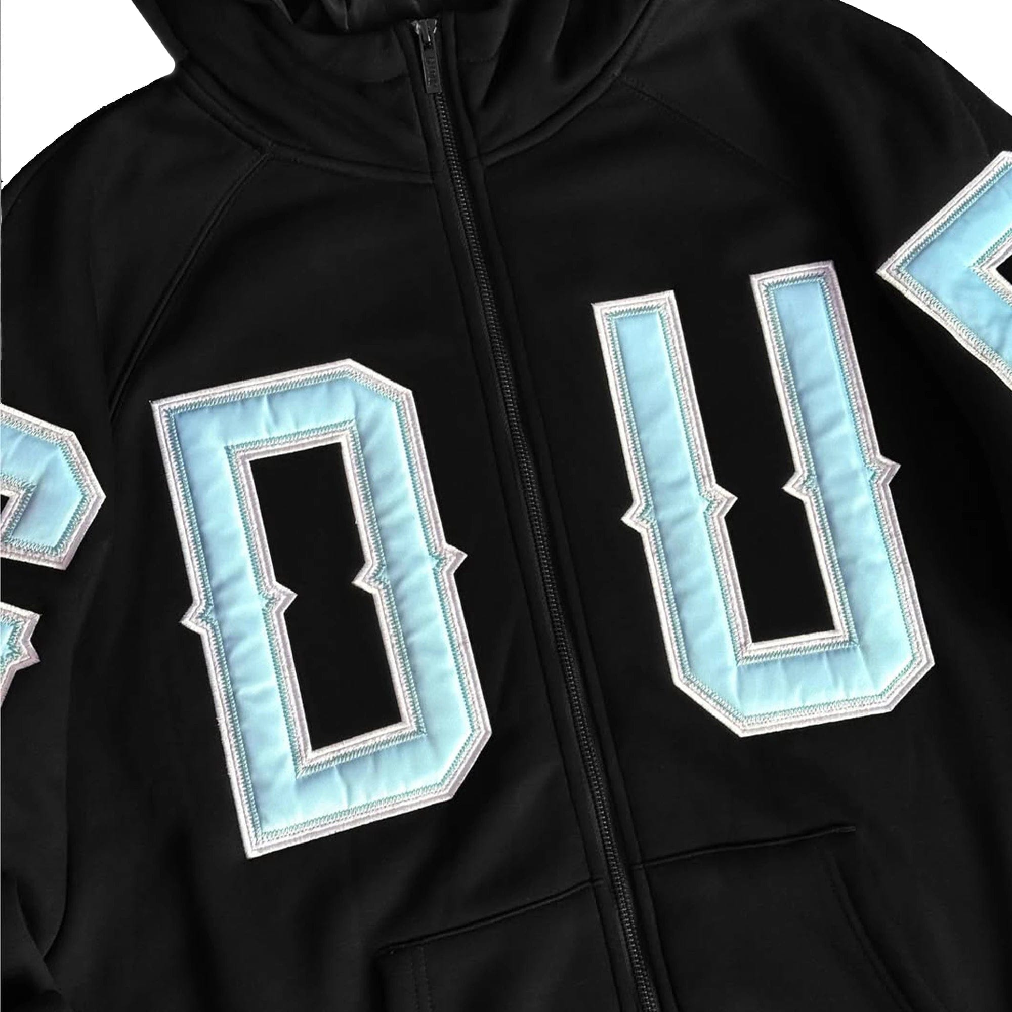 Geedup G.D.U.P Zip Hoodie 'Black / Cool Blue' (2026)