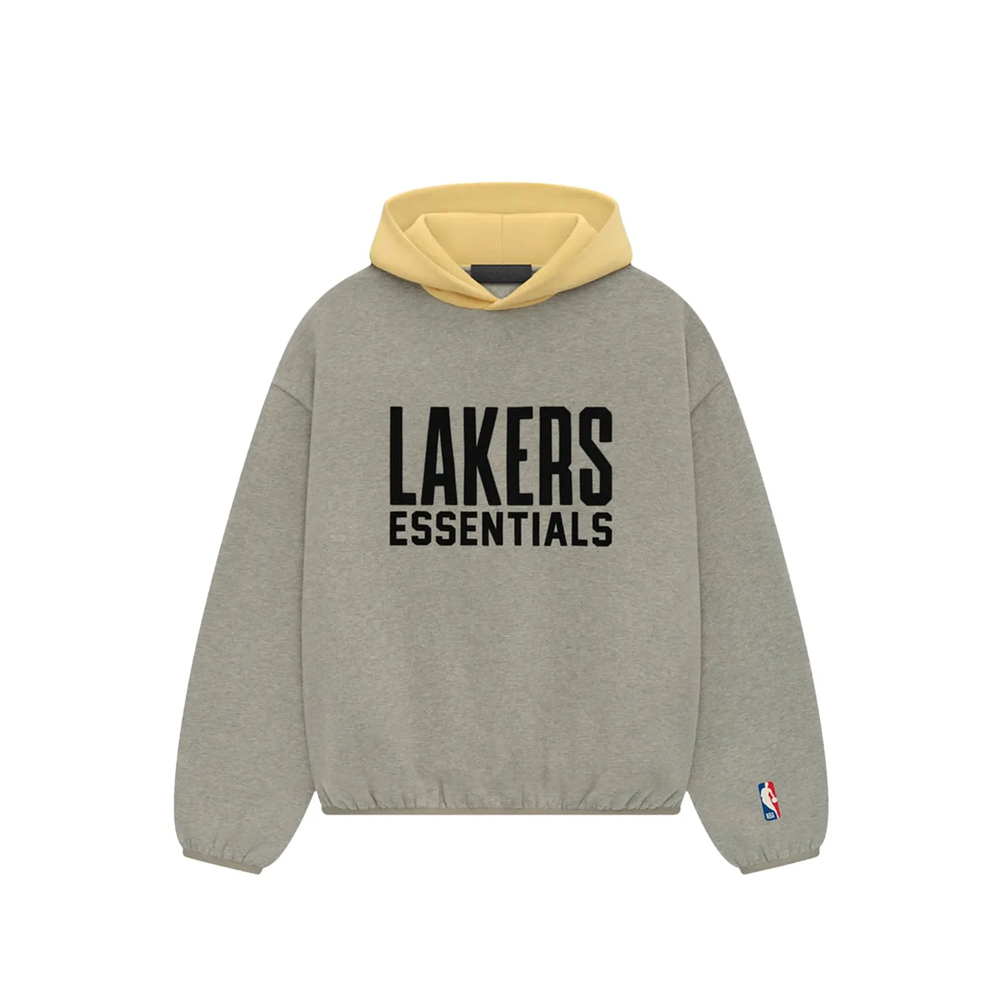 Fear of God Essentials x NBA Lakers Hoodie 'Warm Heather' (2024)
