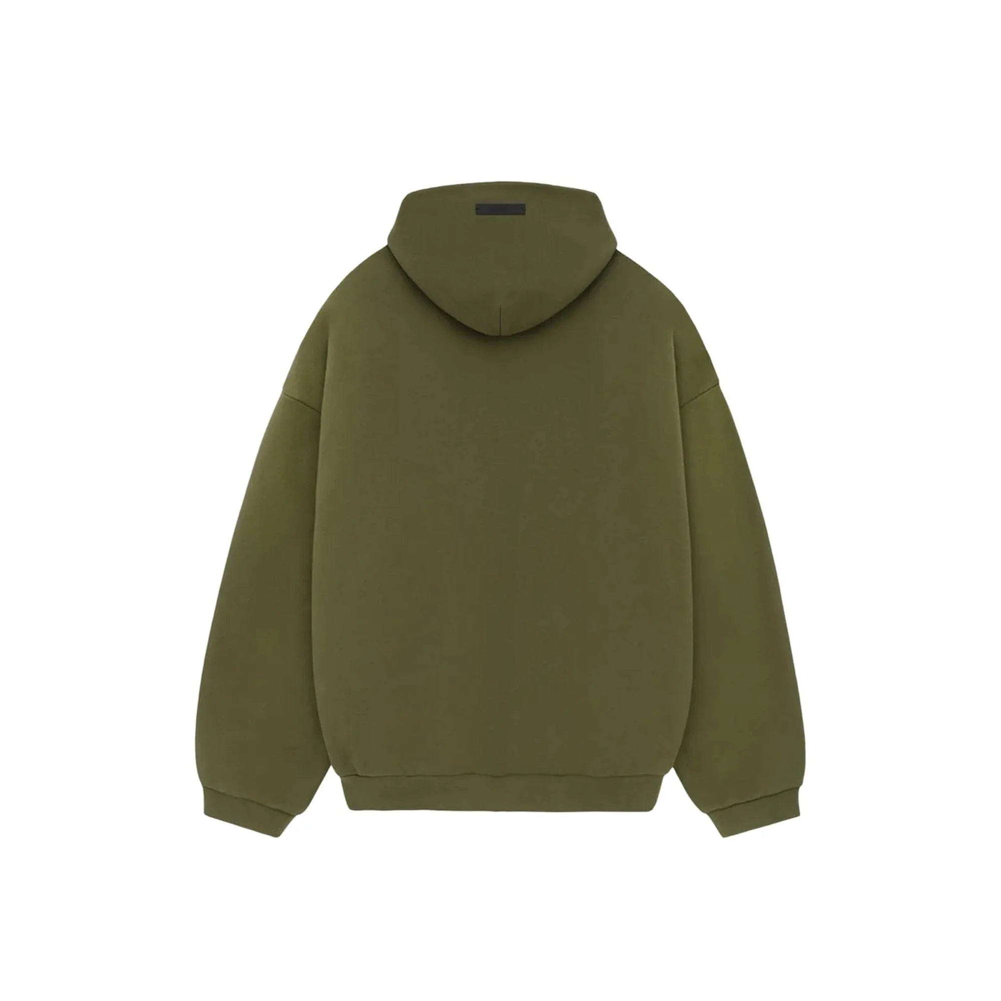 Fear of God Essentials Fleece Hoodie 'Military' (2024)