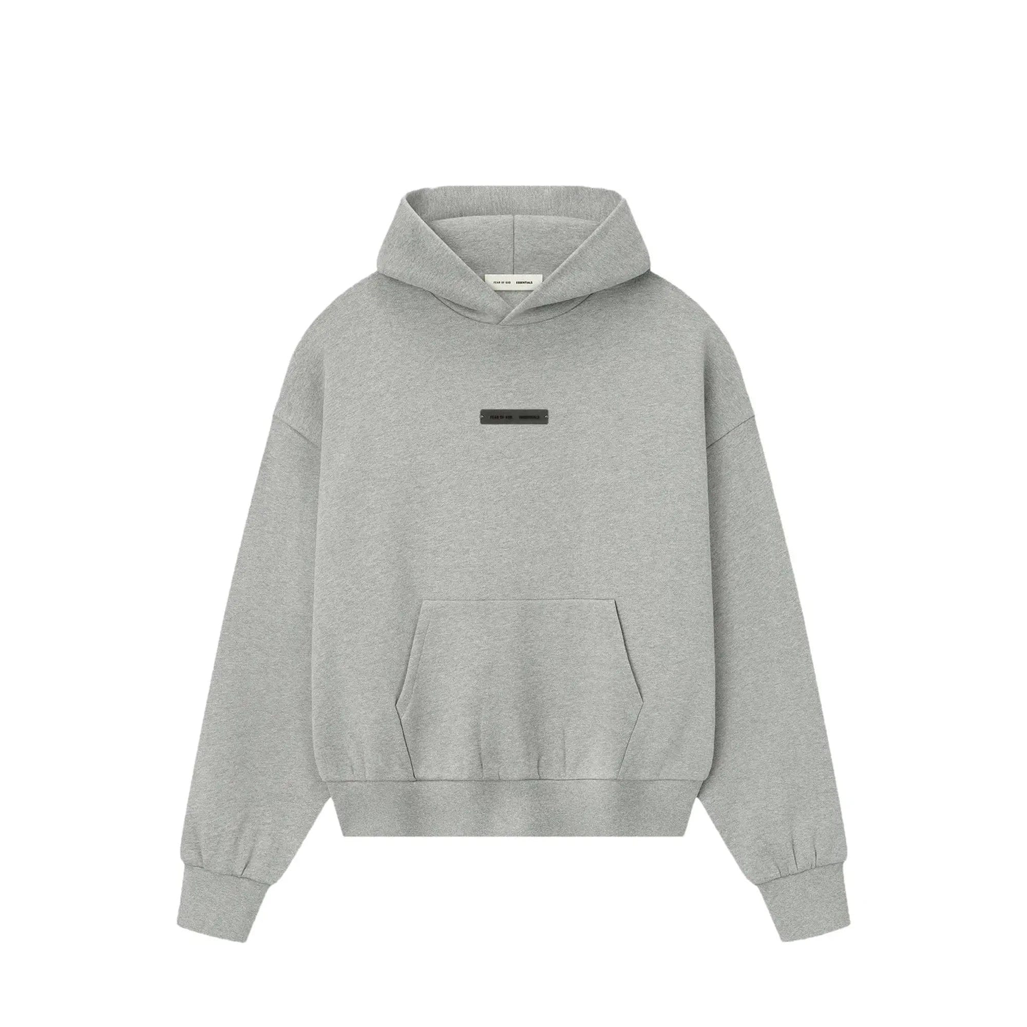Fear of God Essentials Classic Fleece Hoodie 'Concrete Heather' (2025)
