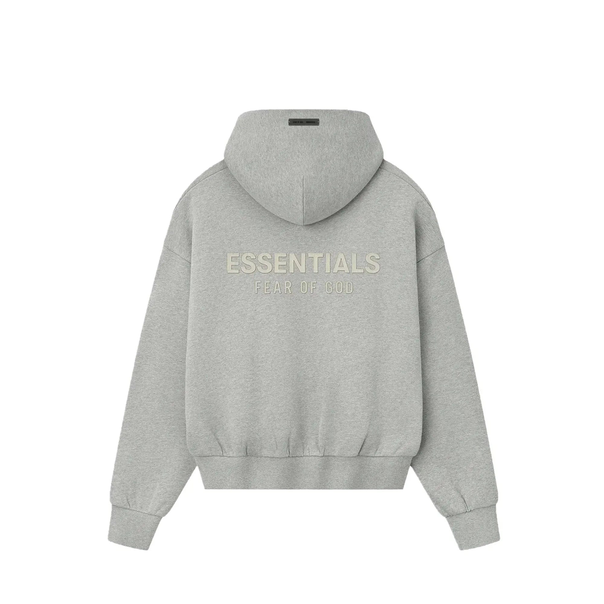 Fear of God Essentials Classic Fleece Hoodie 'Concrete Heather' (2025)