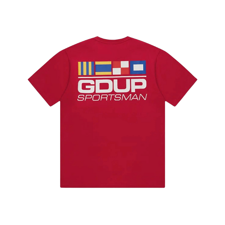 Geedup Sportsman Flag T-Shirt Red