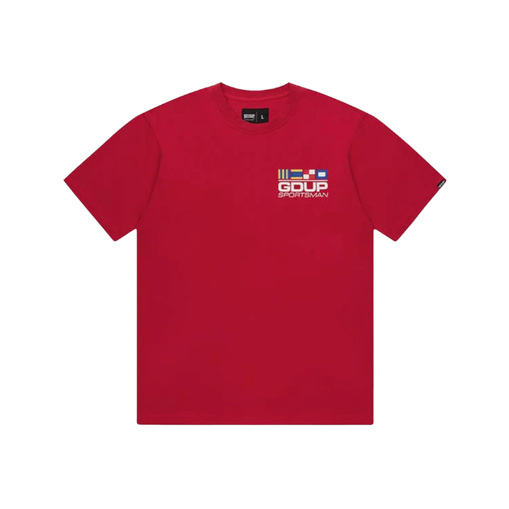 Geedup Sportsman Flag T-Shirt Red