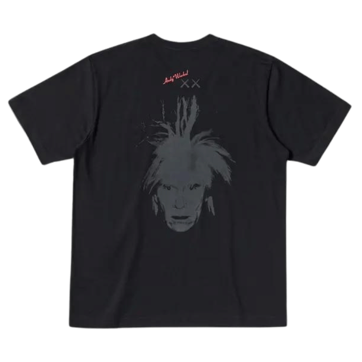 KAWS x Warhol Uniqlo UT Graphic T-Shirt Black (SS24)